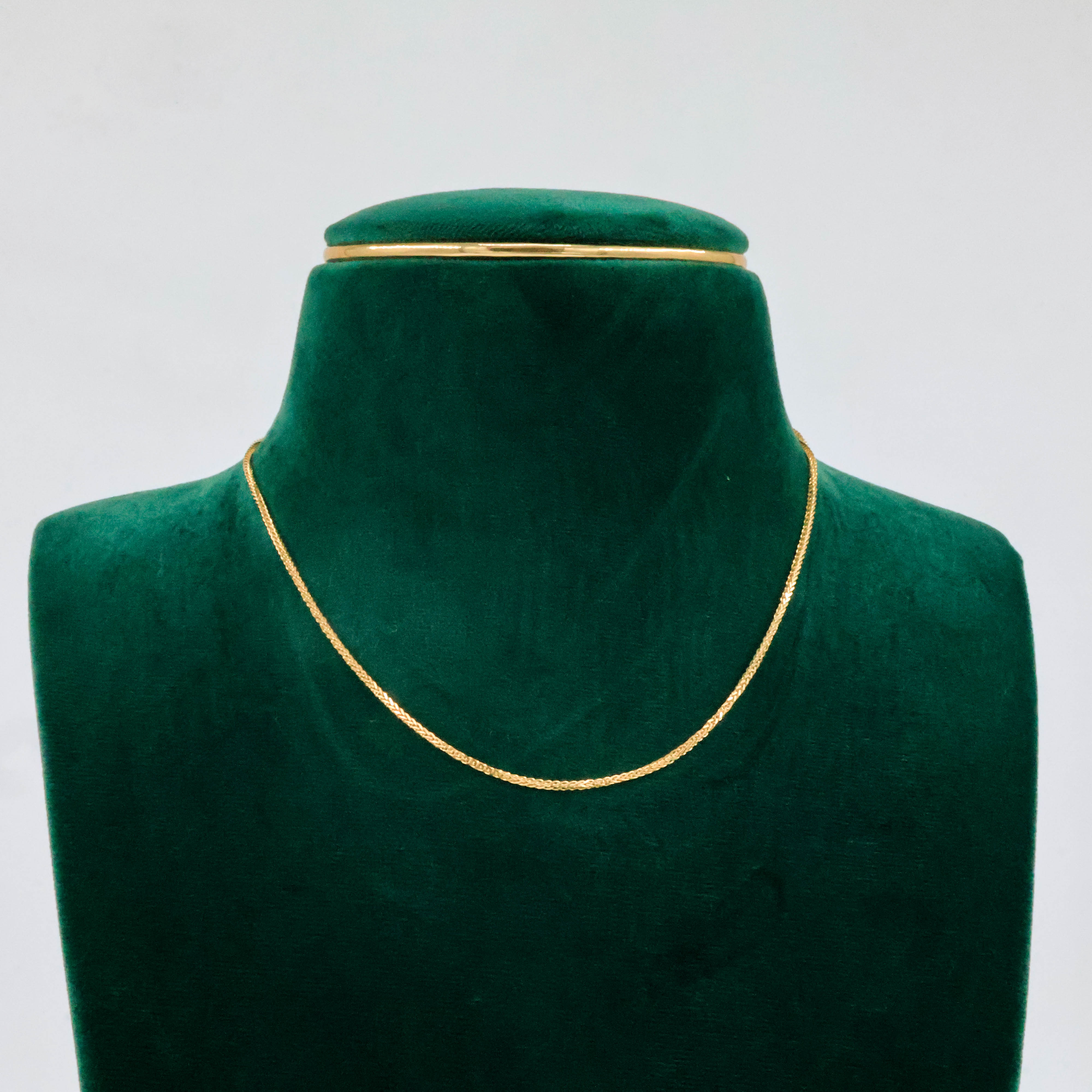 Woven Link Chain Gold