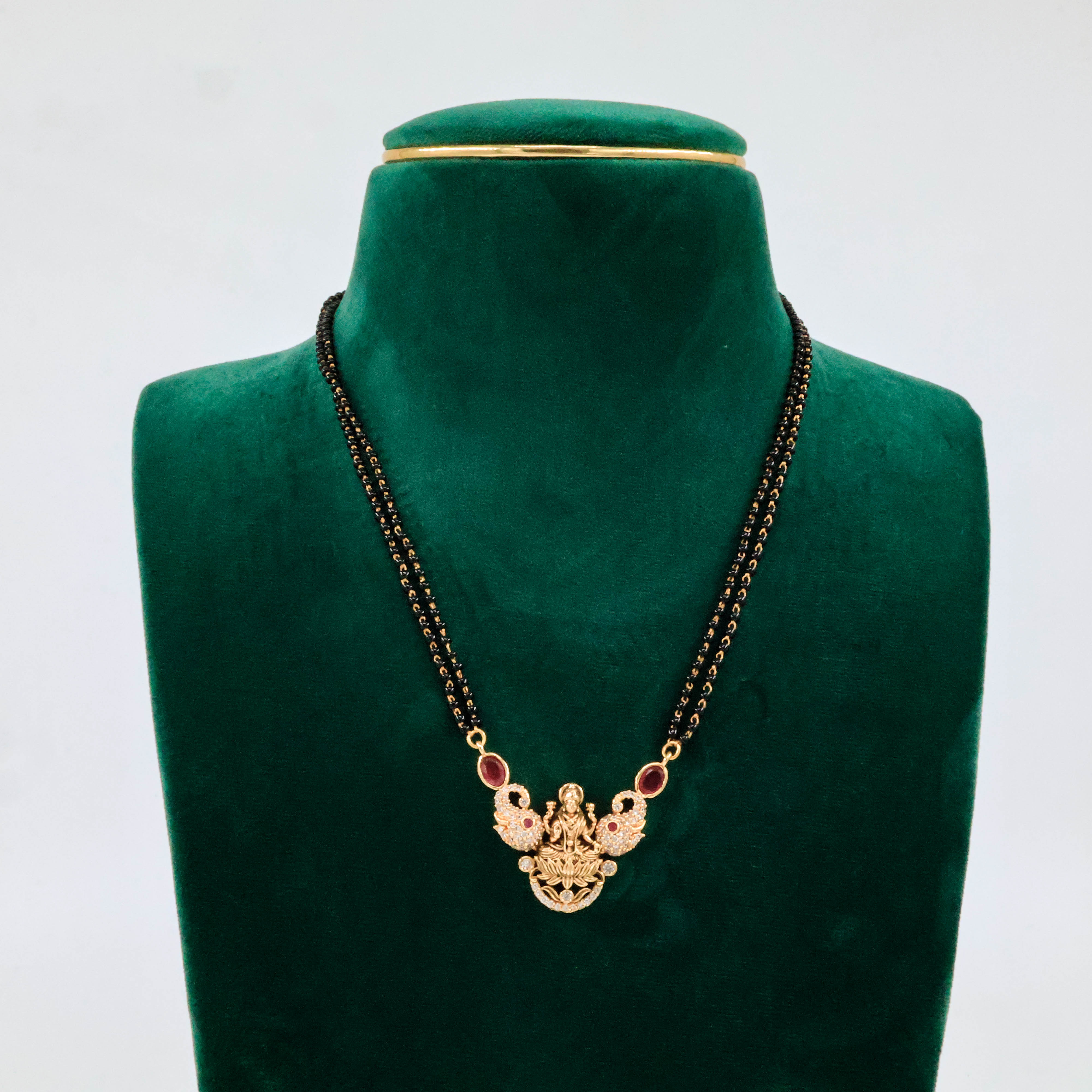 Raag Silver Jewellery Basheerbagh - Lakshmi Ruby Mangalsutra