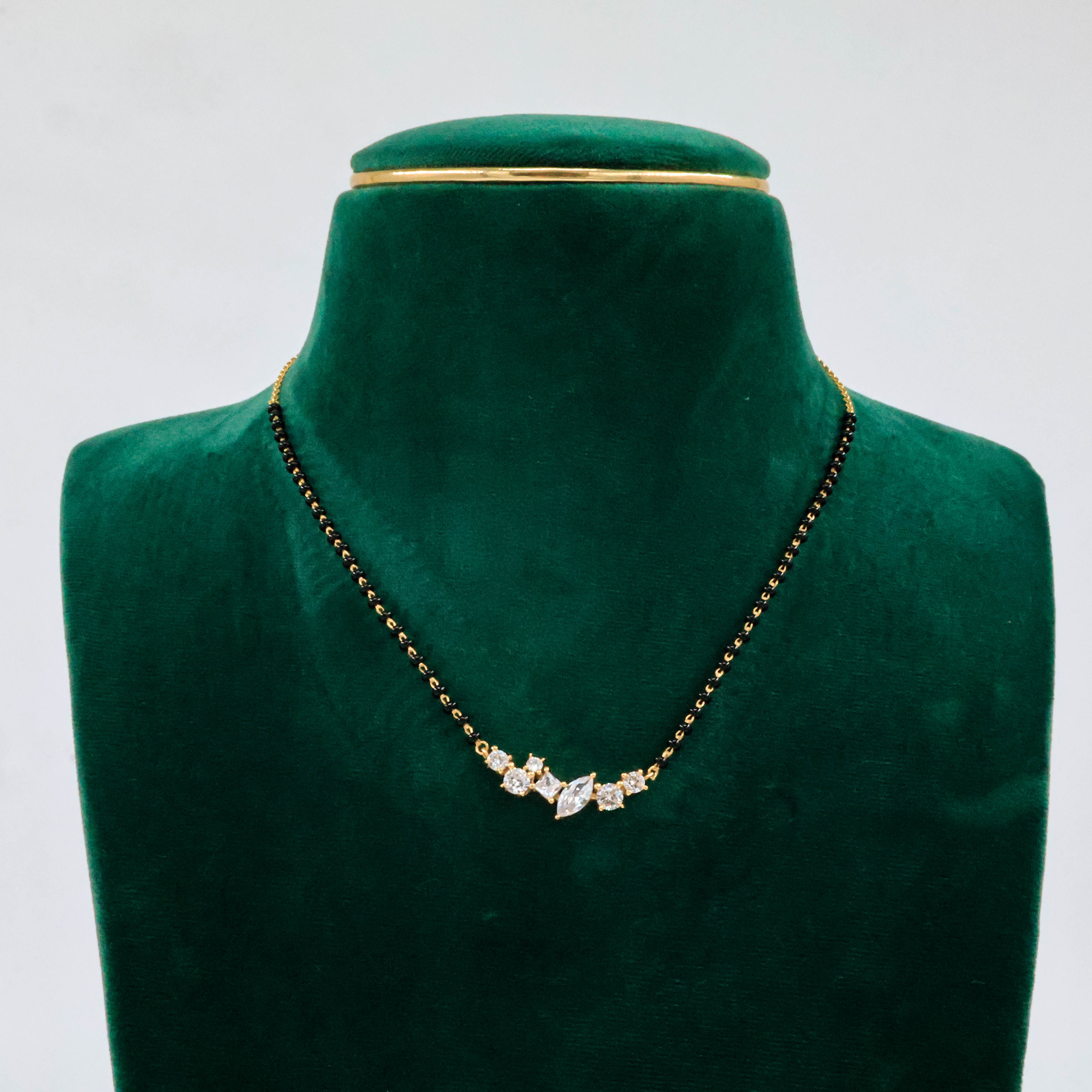 Raag Silver Jewellery Basheerbagh - Marquise CZ Mangalsutra