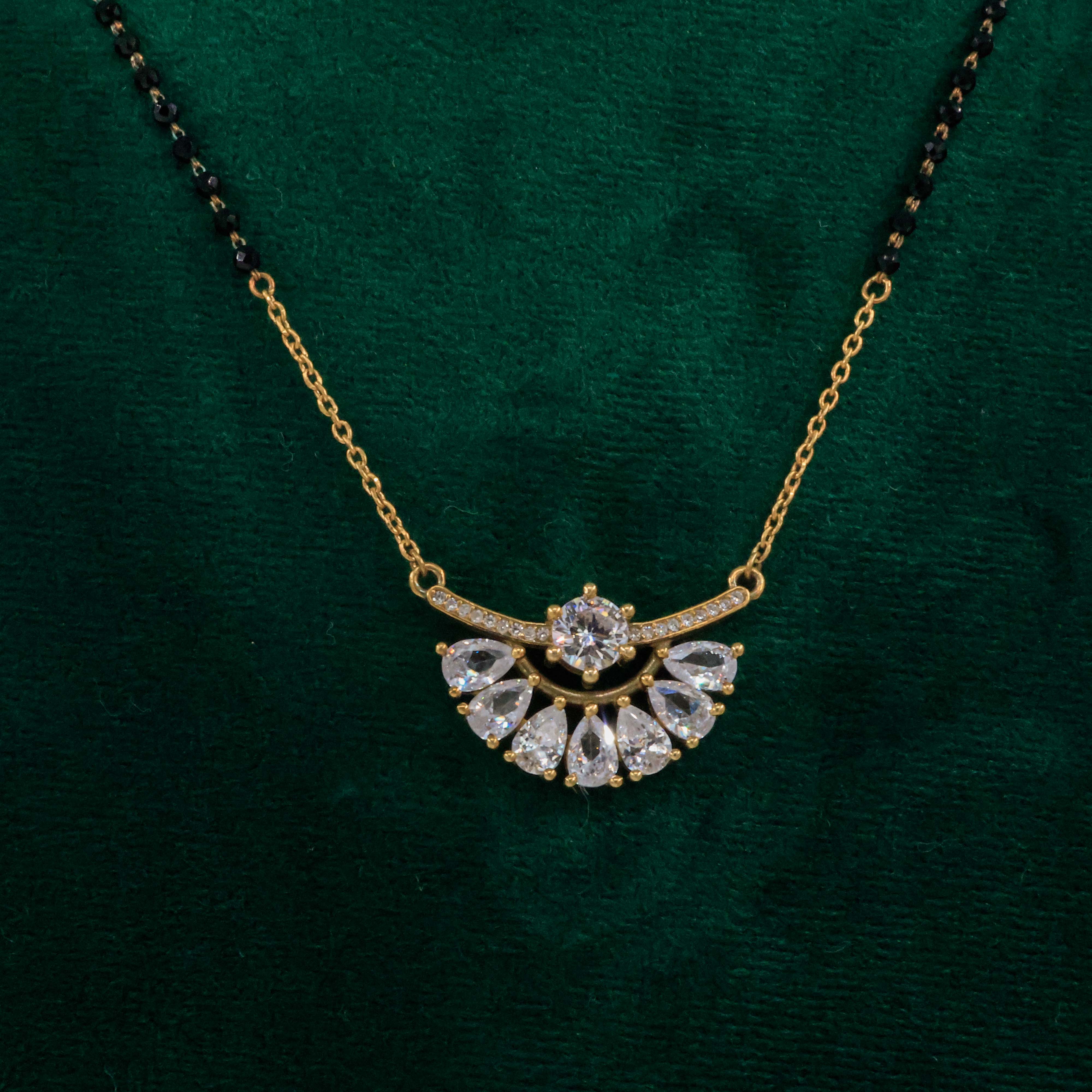 Raag Silver Jewellery Basheerbagh - Stone Mangalsutra