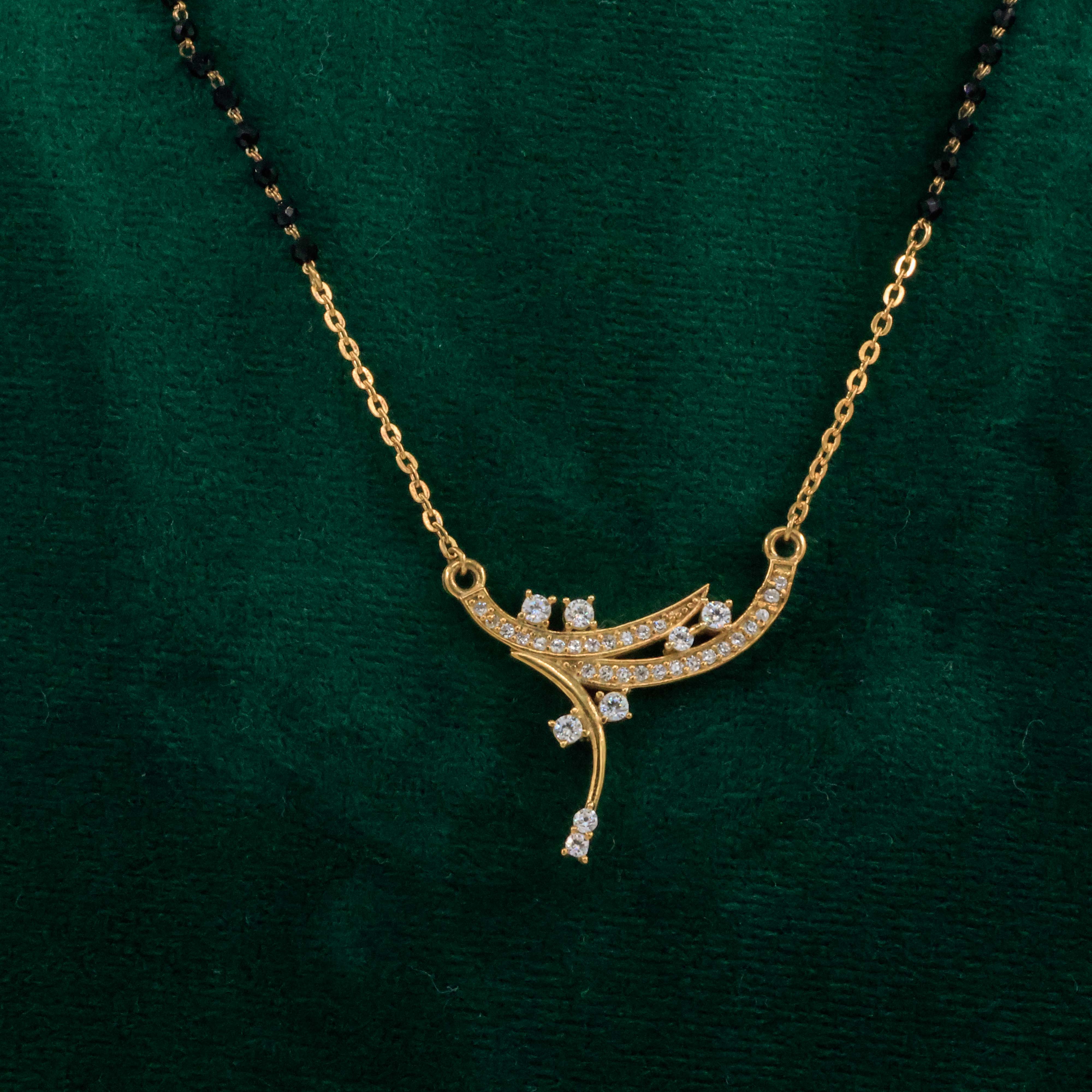 Raag Silver Jewellery Basheerbagh - Elegant Mangalsutra Pendant Chain
