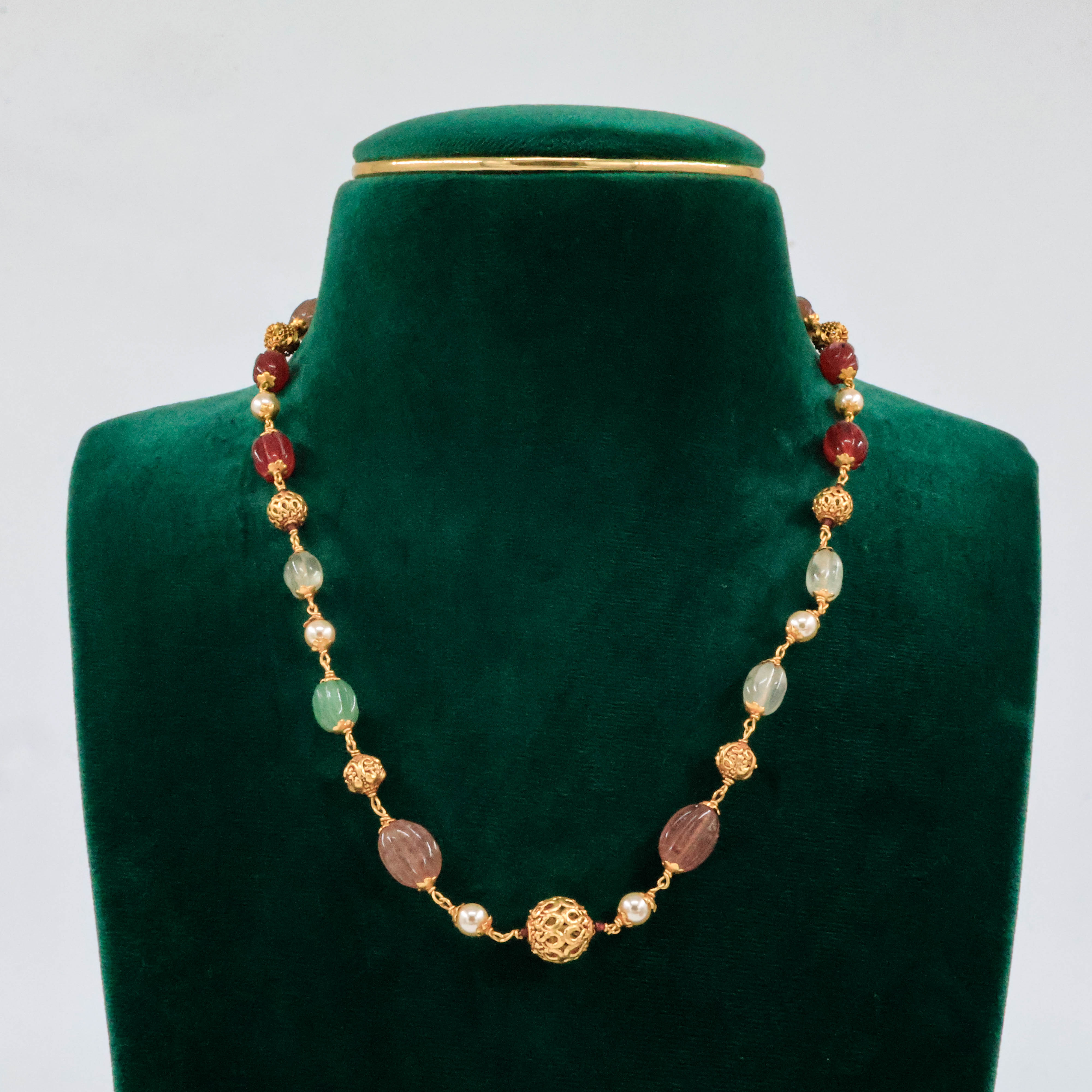 Raag Silver Jewellery Basheerbagh - Multi Bead Pearl Mala