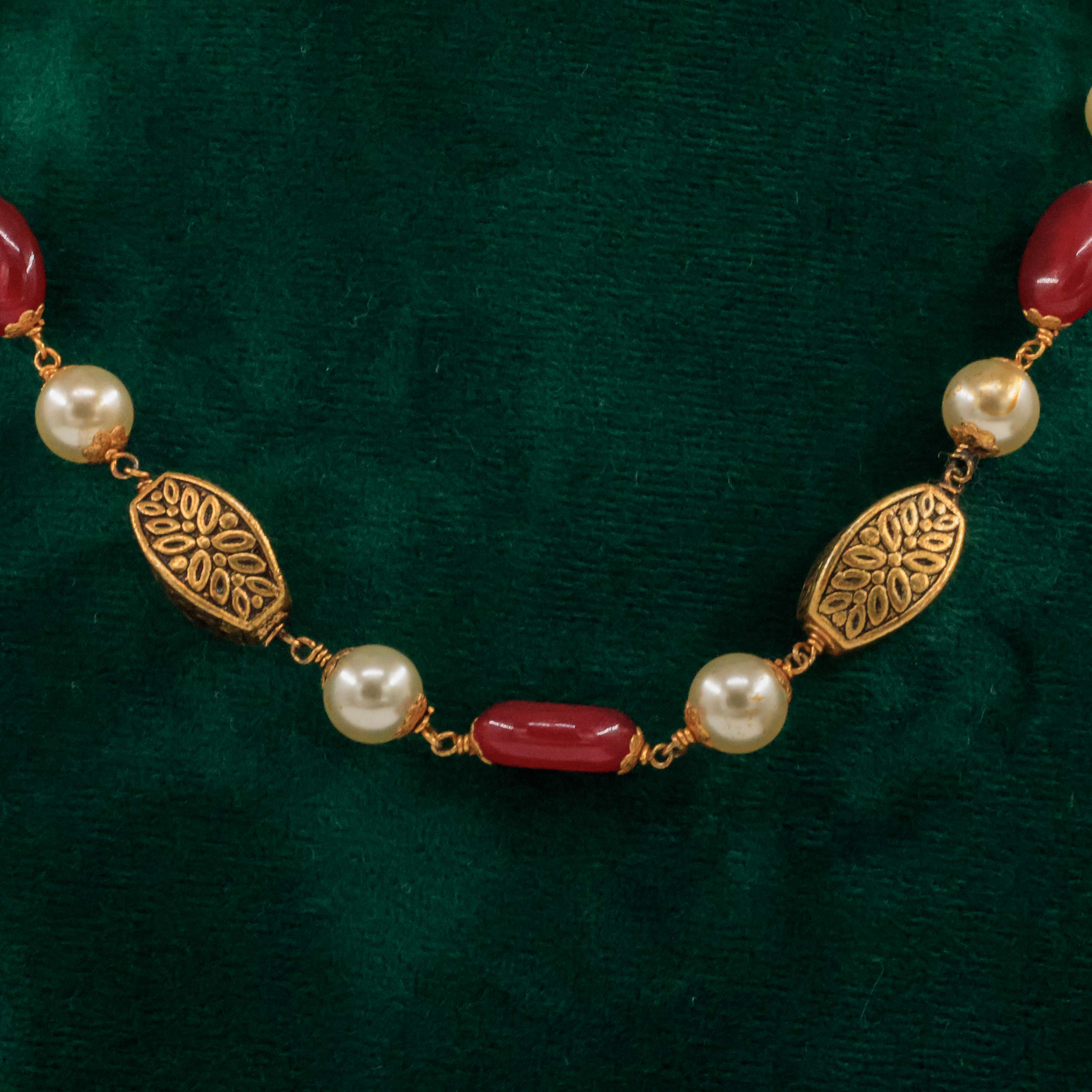 Raag Silver Jewellery Basheerbagh - Filigree Pearl Mala