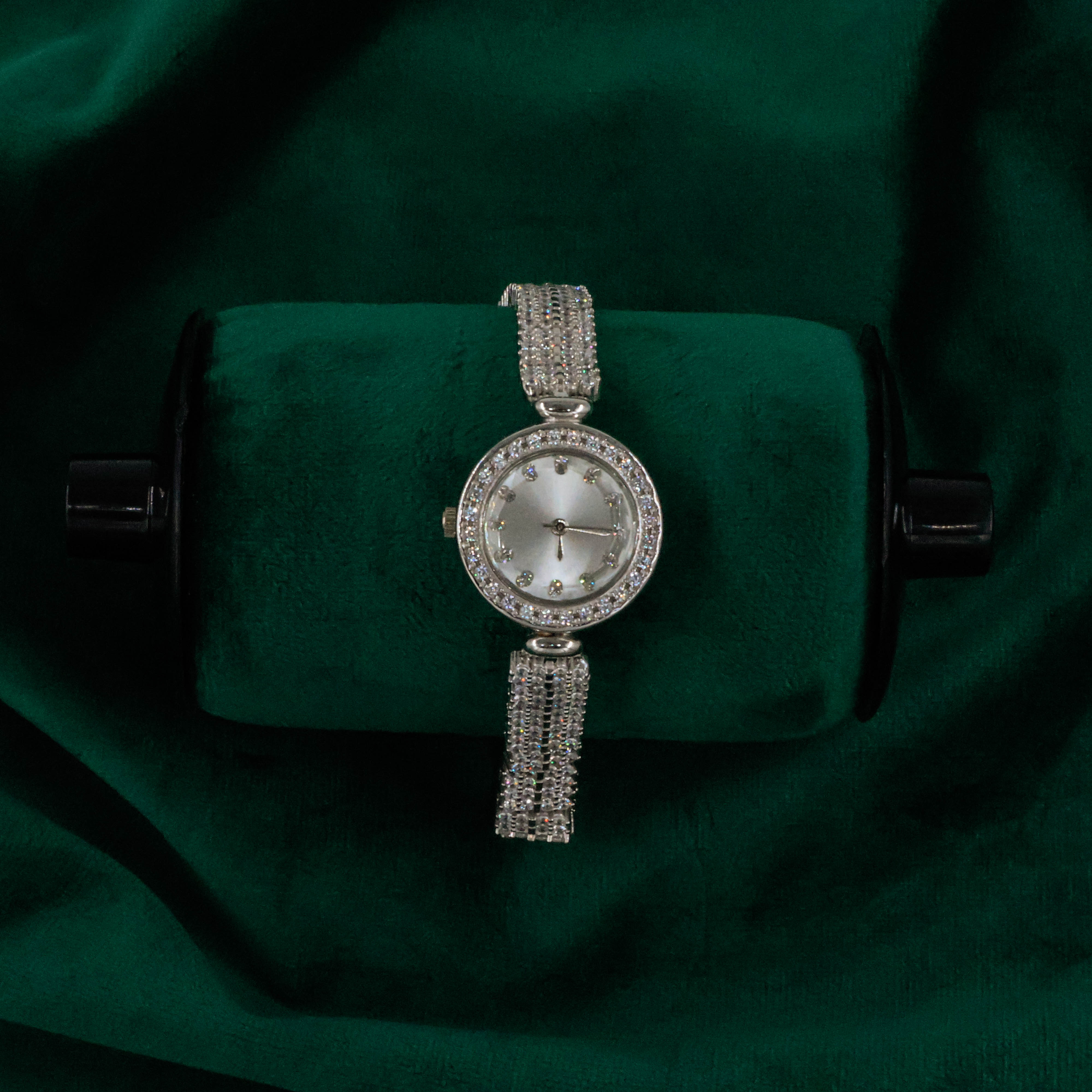 Raag Silver Jewellery Basheerbagh - Multi-row CZ Watch