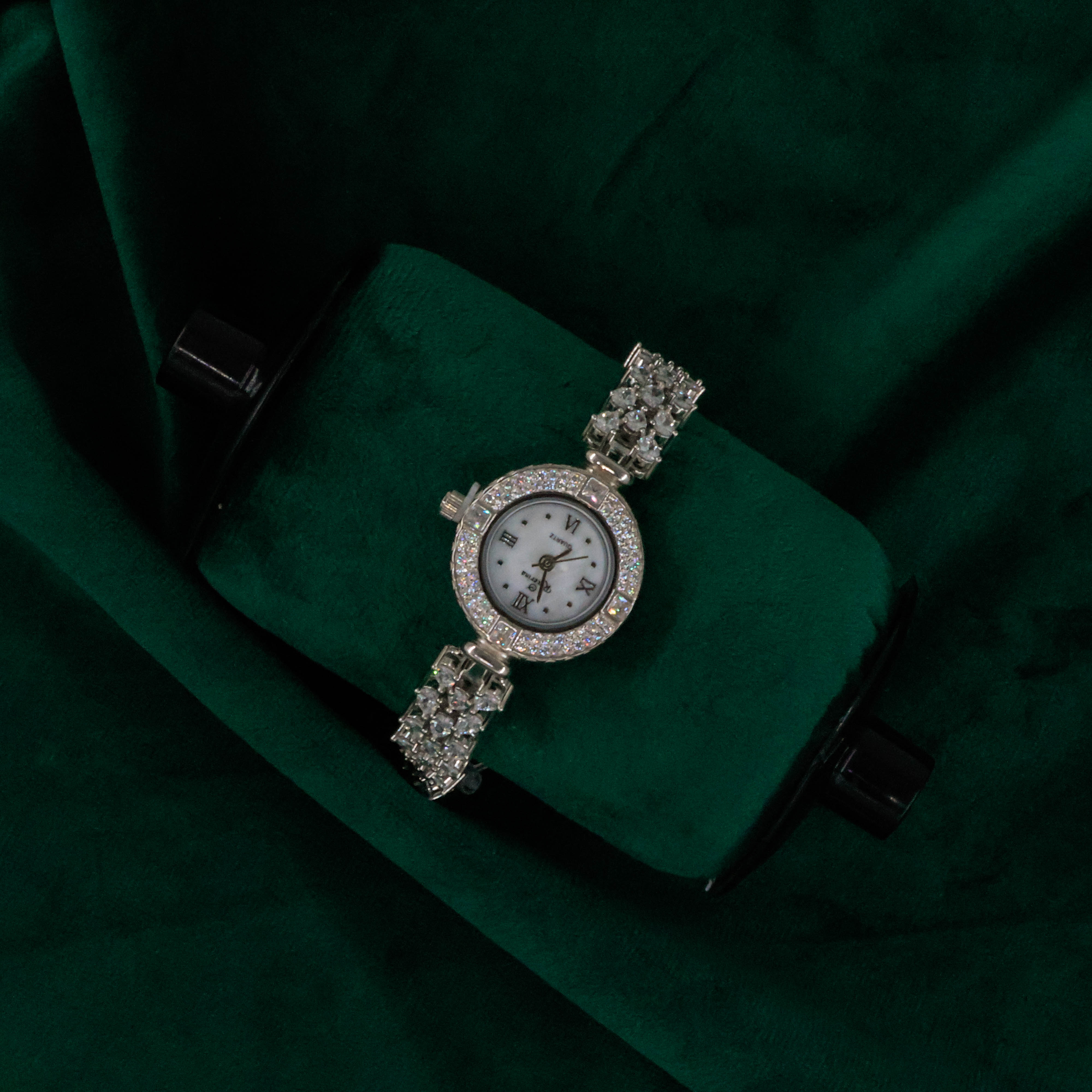 Raag Silver Jewellery Basheerbagh - Sparkle Studded Watch