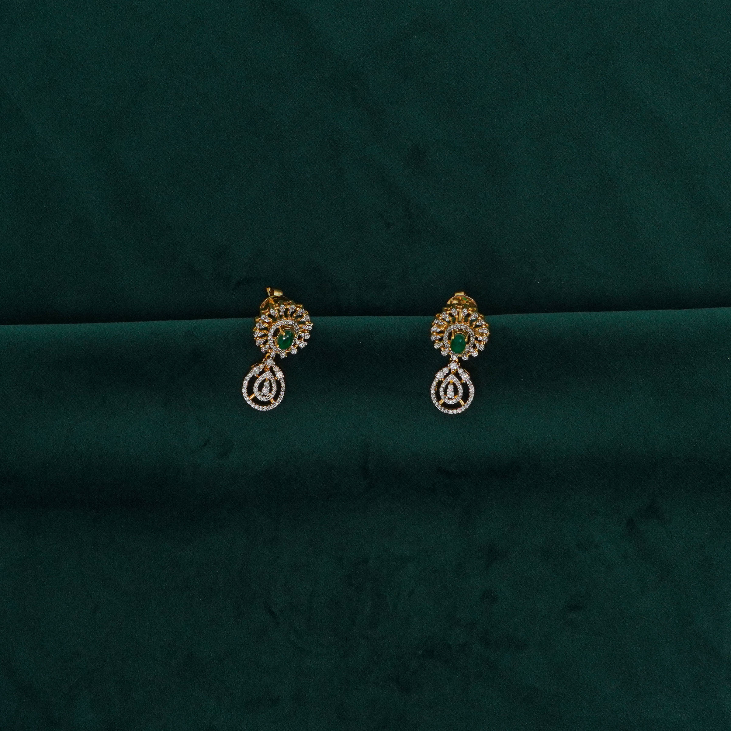 Raag Silver Jewellery Basheerbagh - Floral  Pendant Set