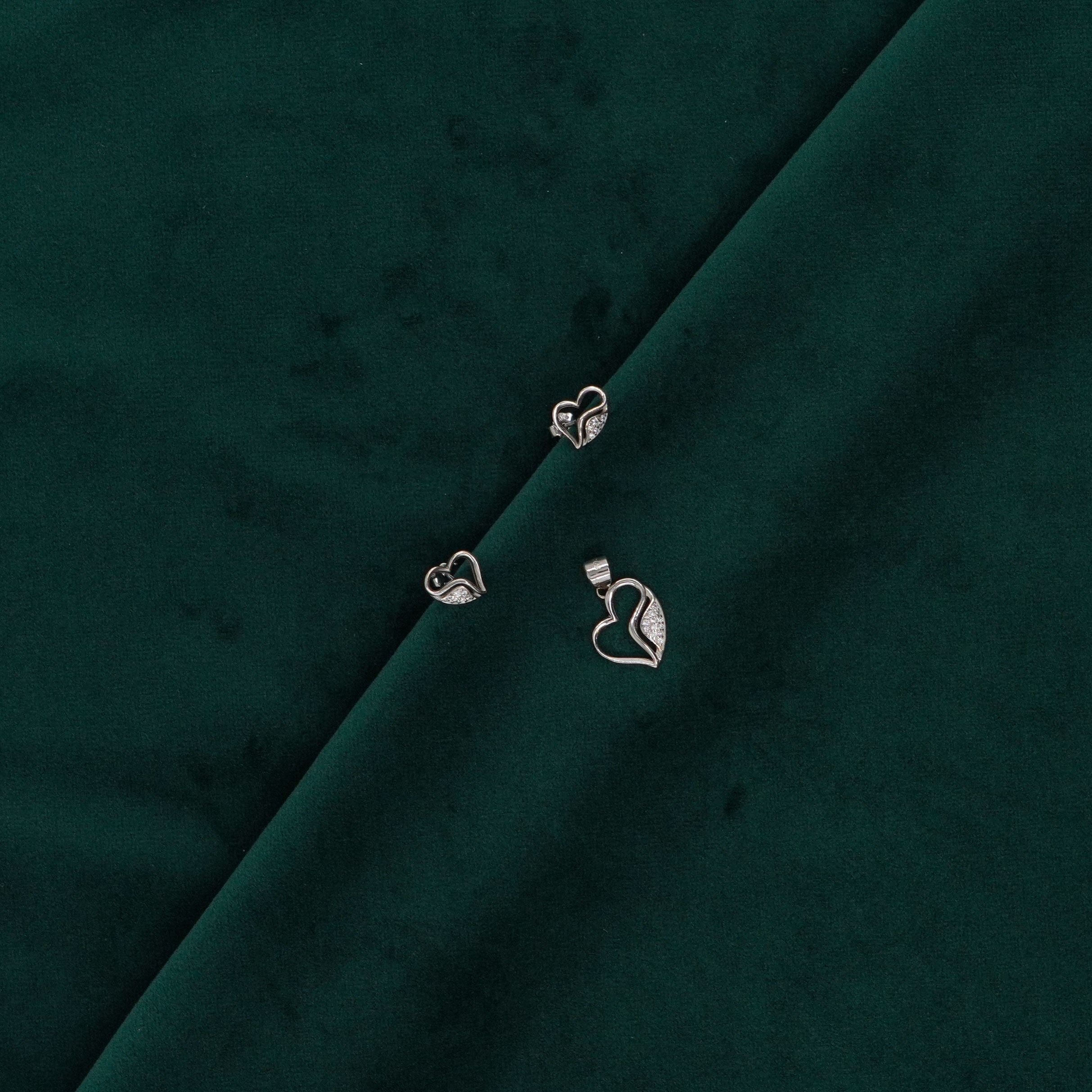 Heart Pendant Set