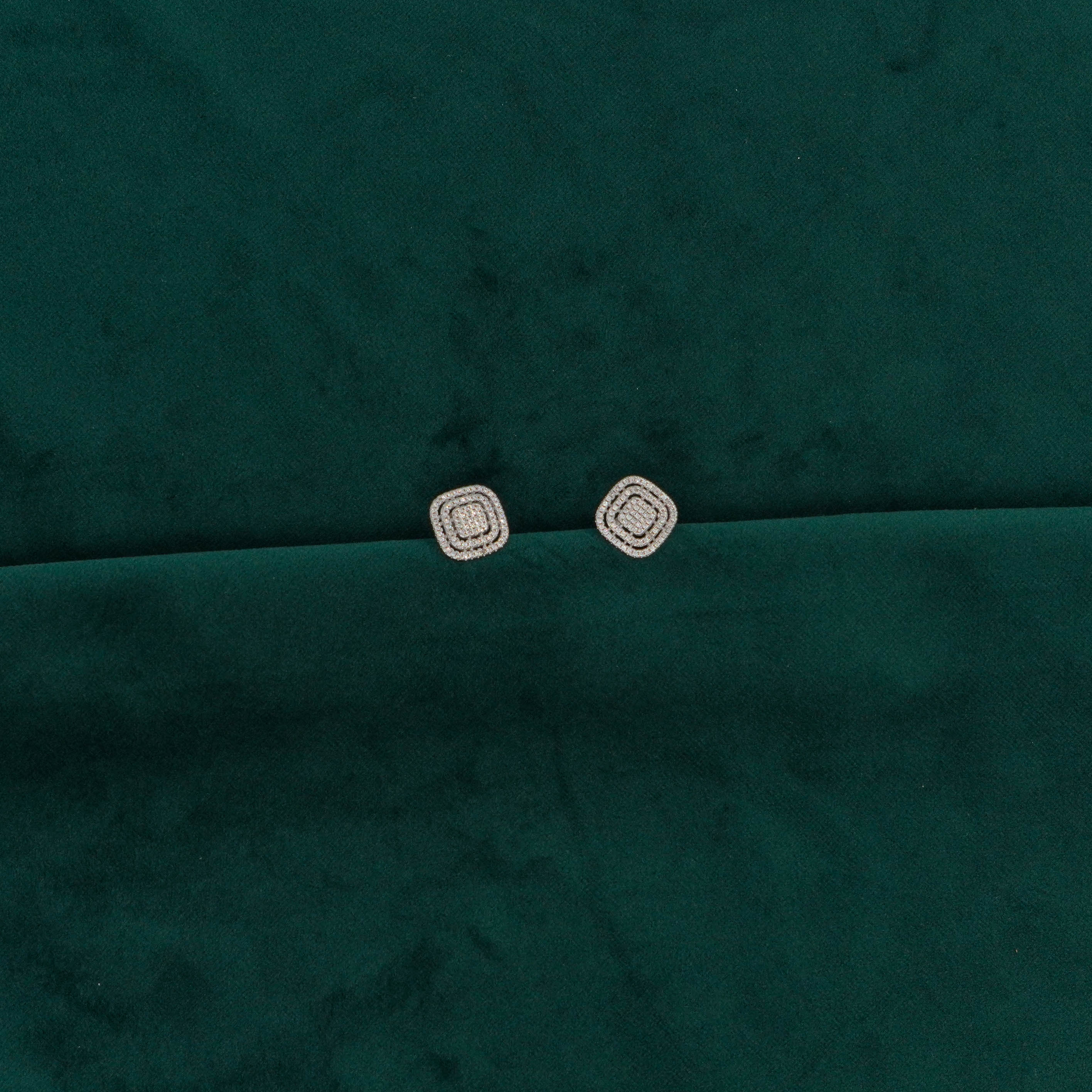 Raag Silver Jewellery Basheerbagh - Square Pendant Set