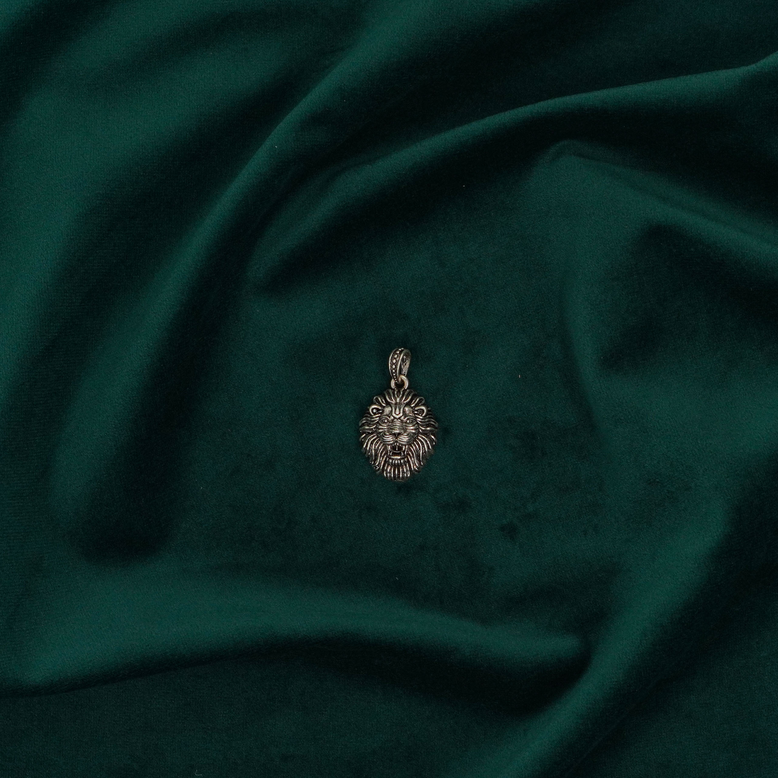 Raag Silver Jewellery Basheerbagh - Lion Face Pendant