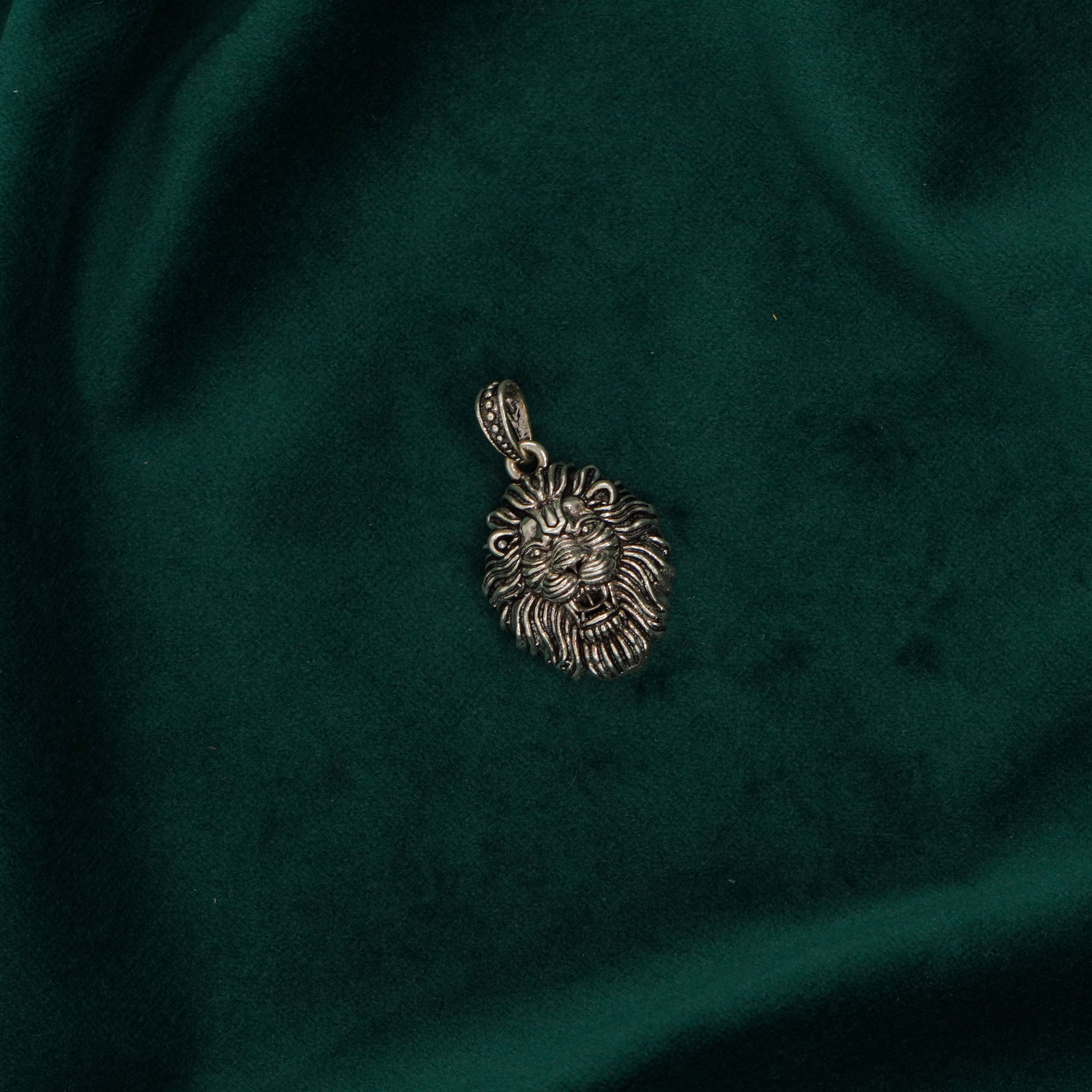 Raag Silver Jewellery Basheerbagh - Lion Face Pendant