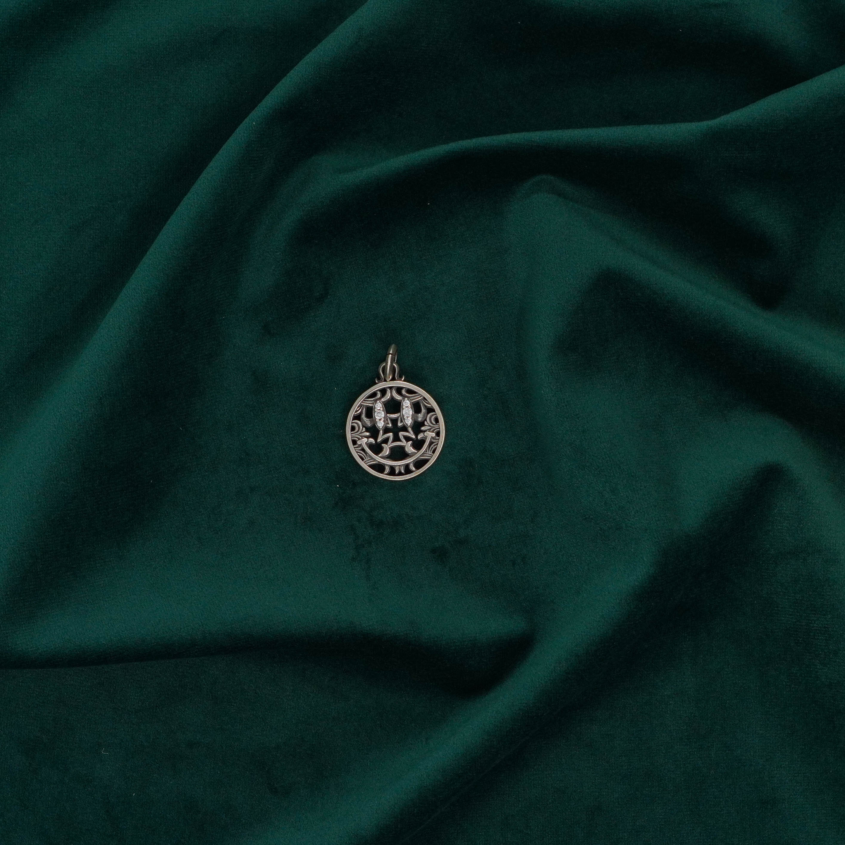 Raag Silver Jewellery Basheerbagh - Spooky Smiley Pendant