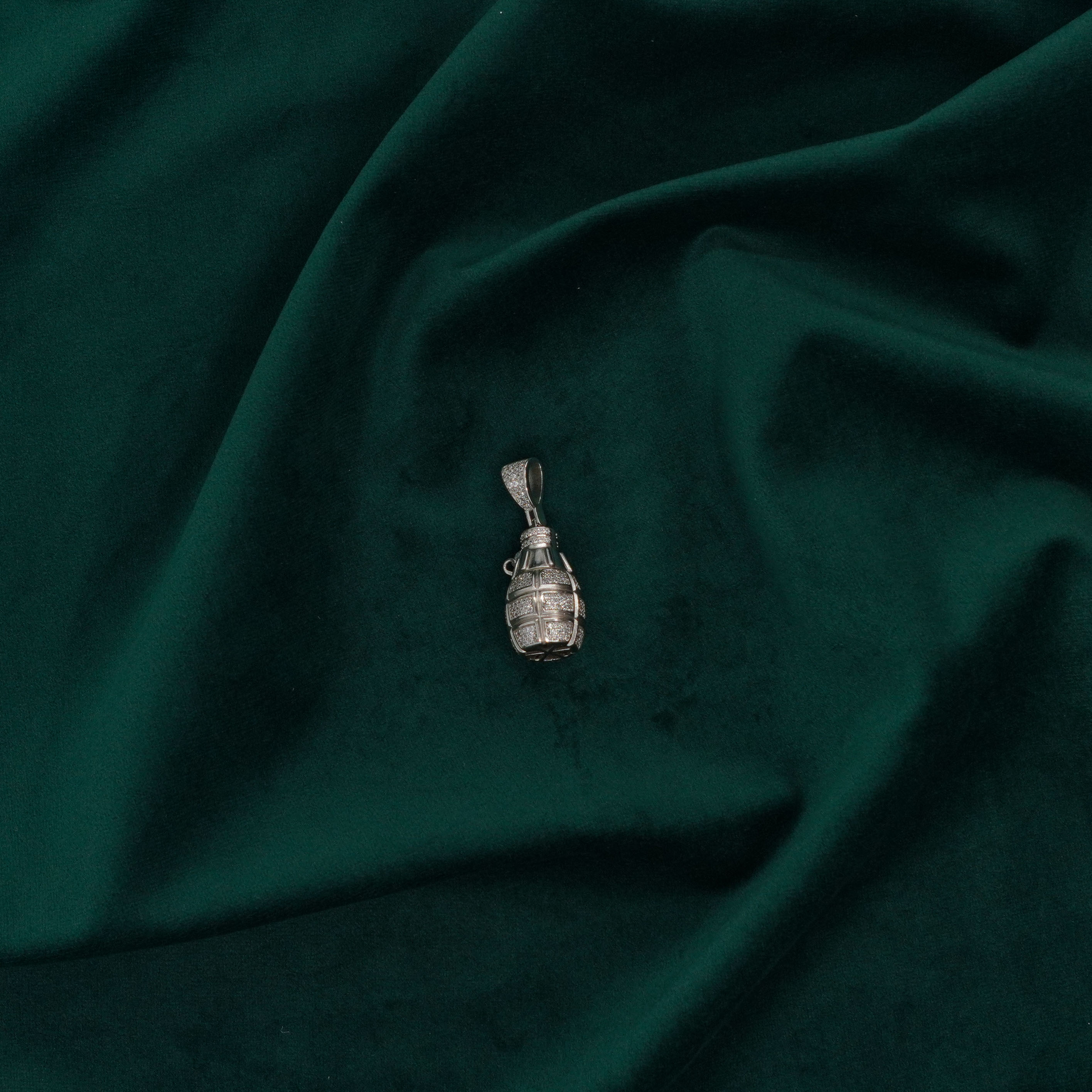 Raag Silver Jewellery Basheerbagh - Grenade Pendant