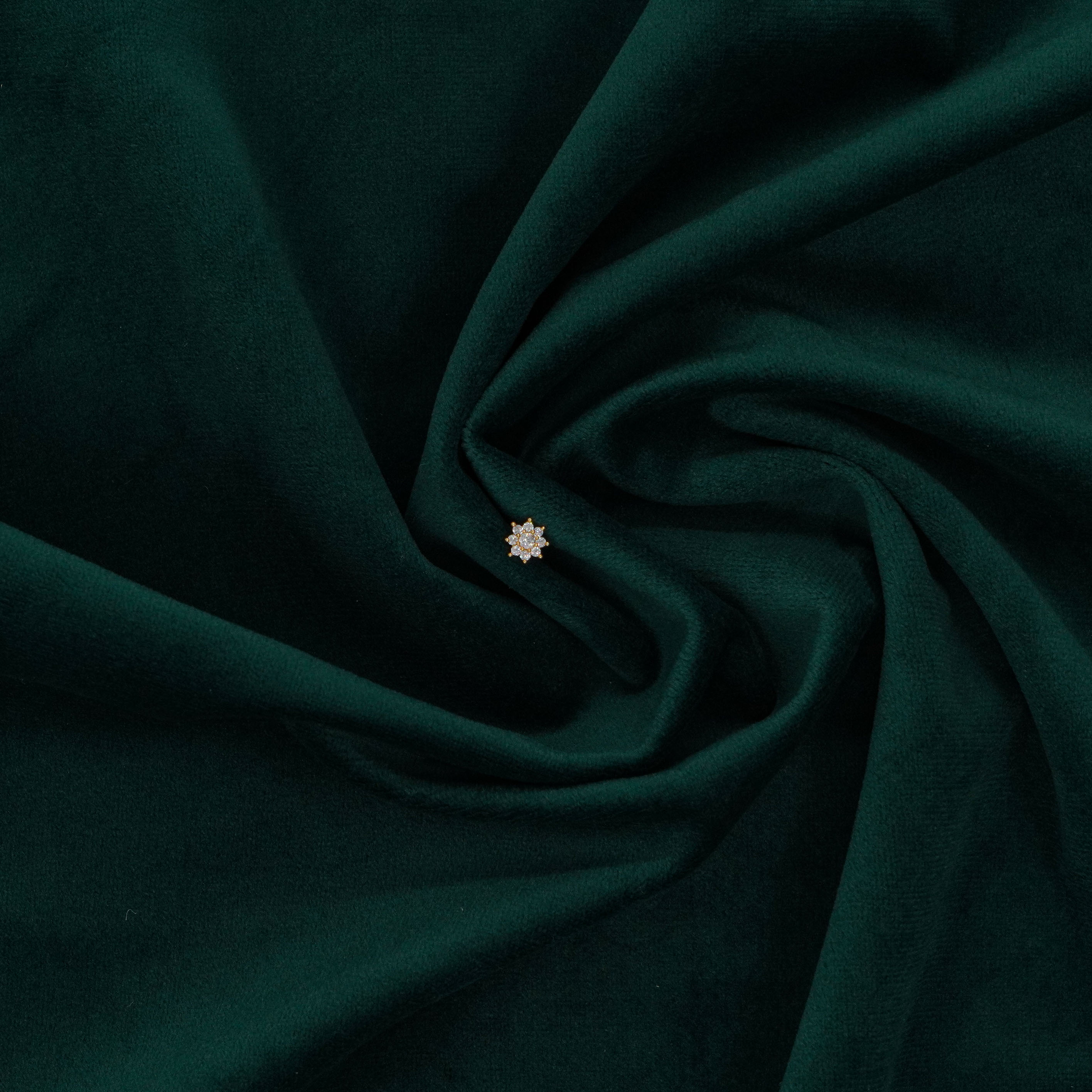 Raag Silver Jewellery Basheerbagh - Star CZ Nose Ring