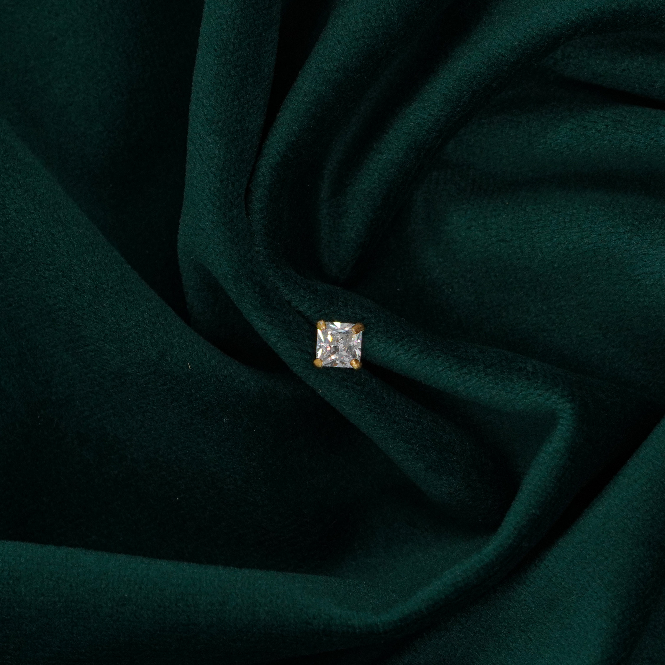 Raag Silver Jewellery Basheerbagh - Princess Cut Nose Ring Nose Rings