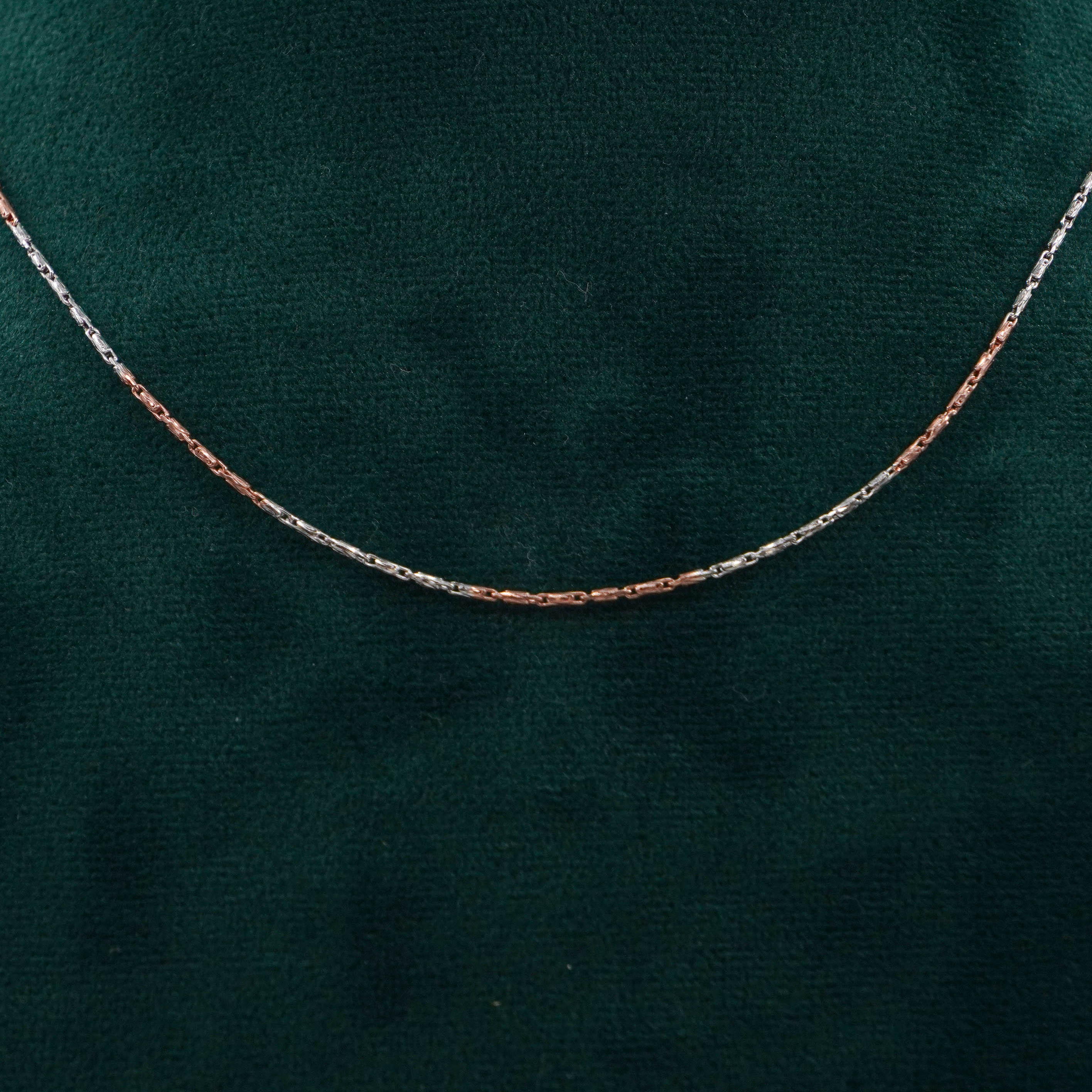 Raag Silver Jewellery Basheerbagh - Two Tone Chain