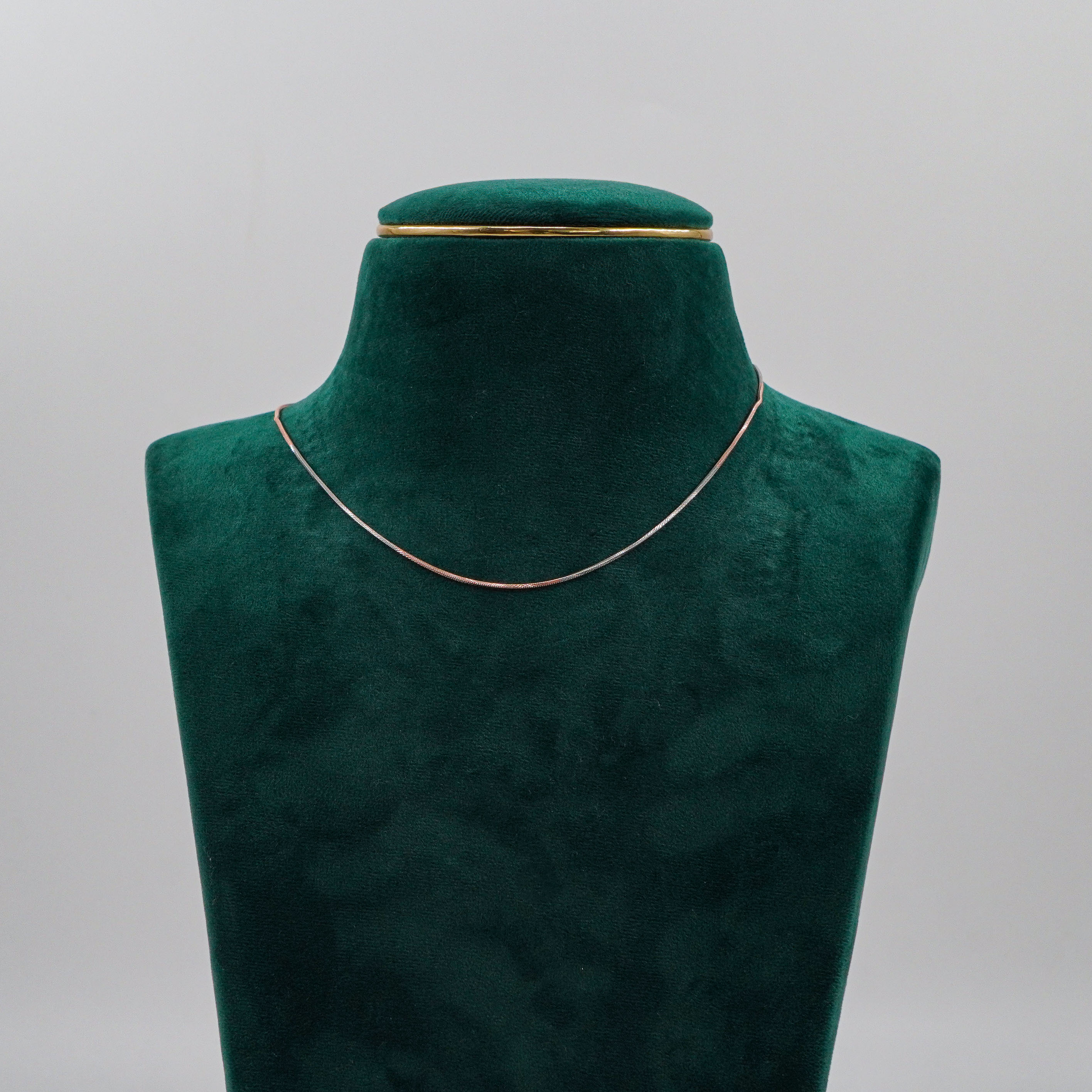 Raag Silver Jewellery Basheerbagh - Rose Gold Snake Chain Rose