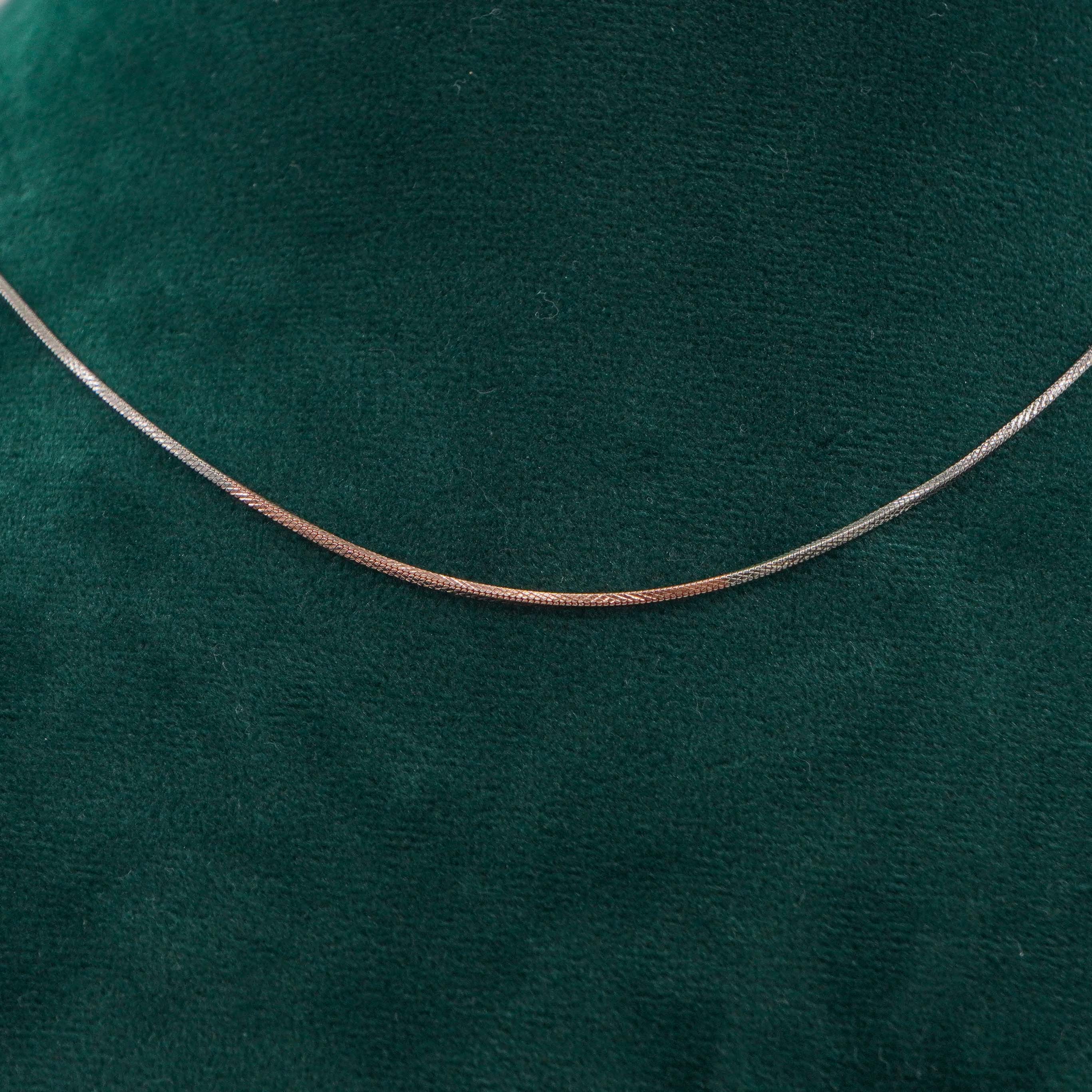 Raag Silver Jewellery Basheerbagh - Rose Gold Snake Chain Rose
