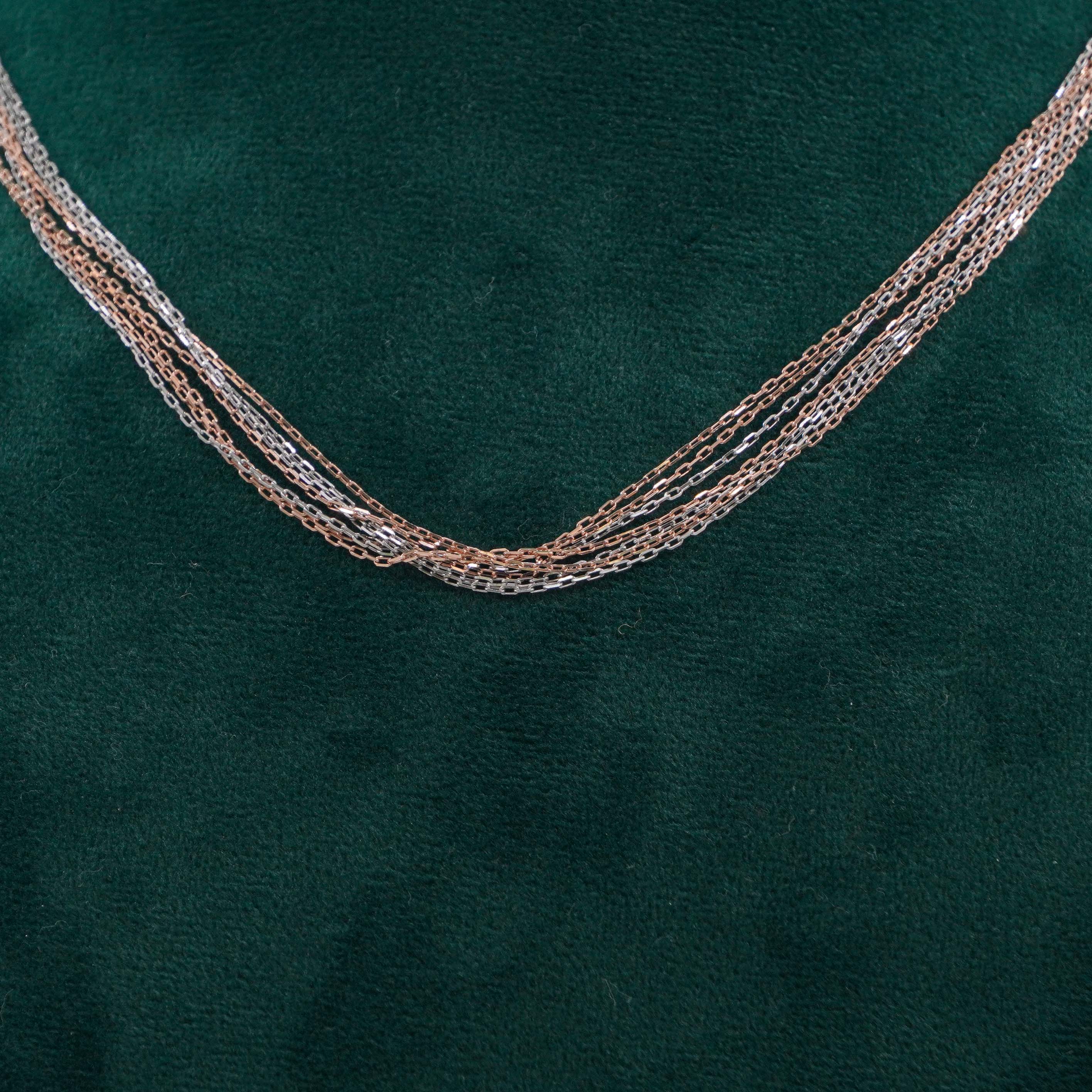 Raag Silver Jewellery Basheerbagh - Multi-strand Chain Necklace