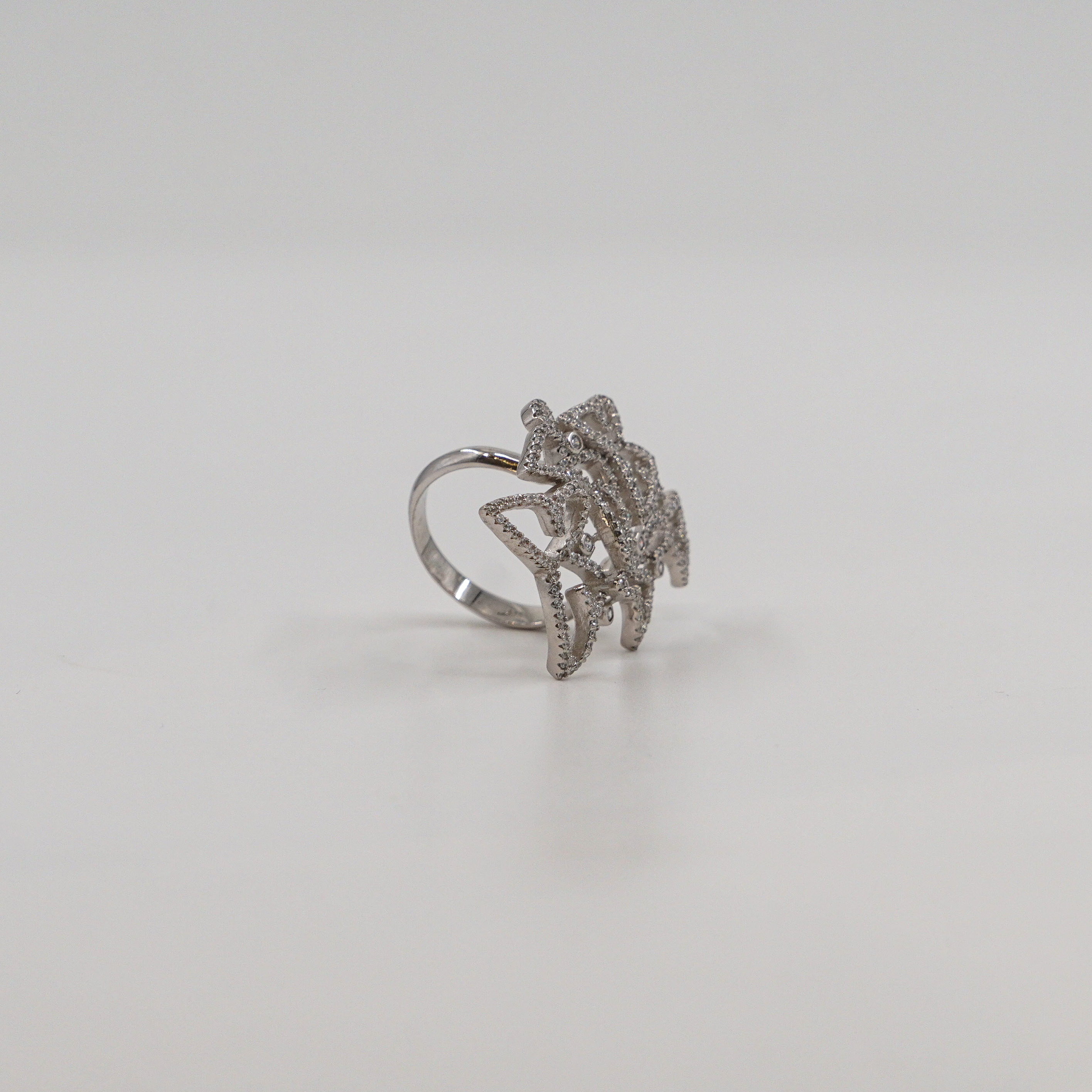 Butterfly CZ Ring