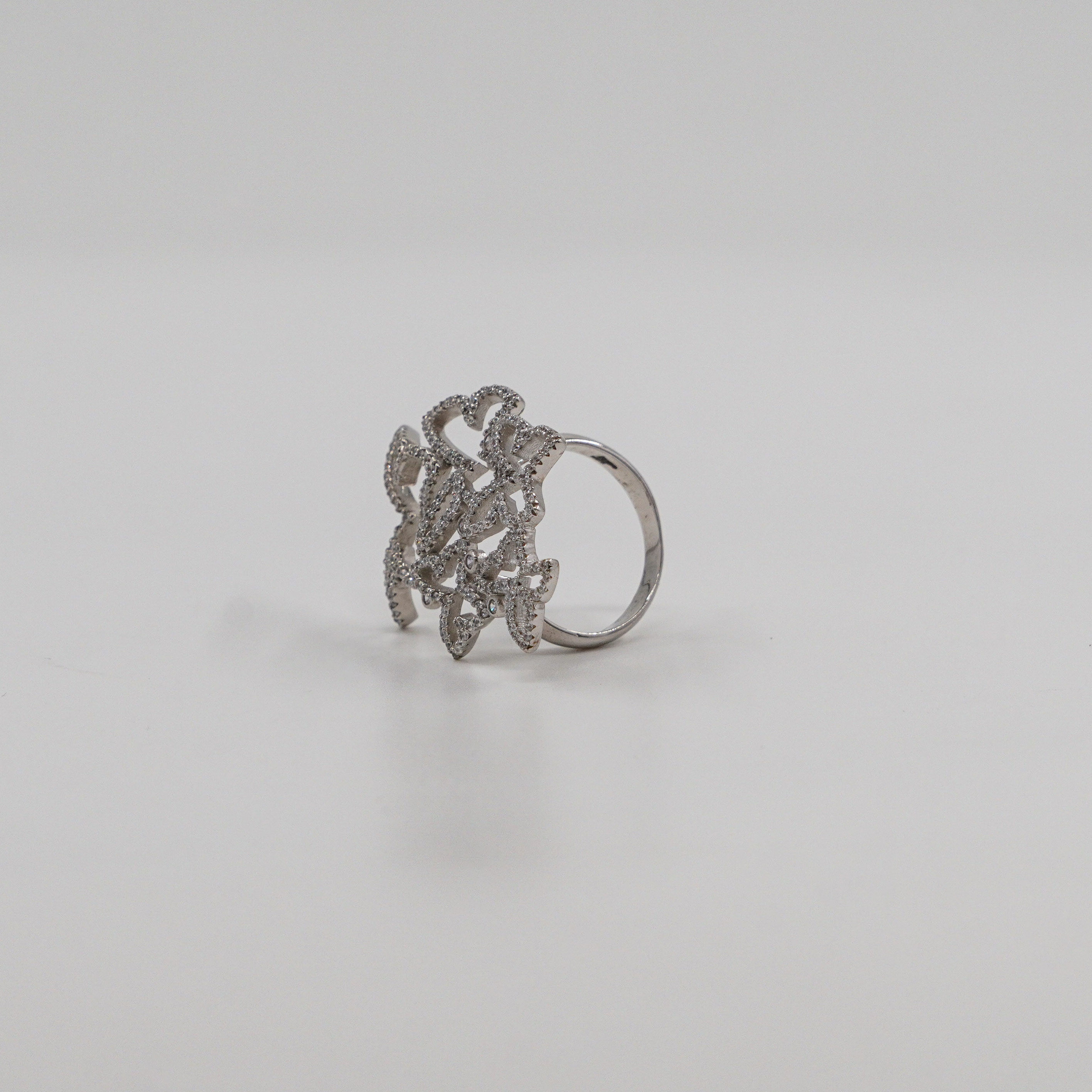 Butterfly CZ Ring