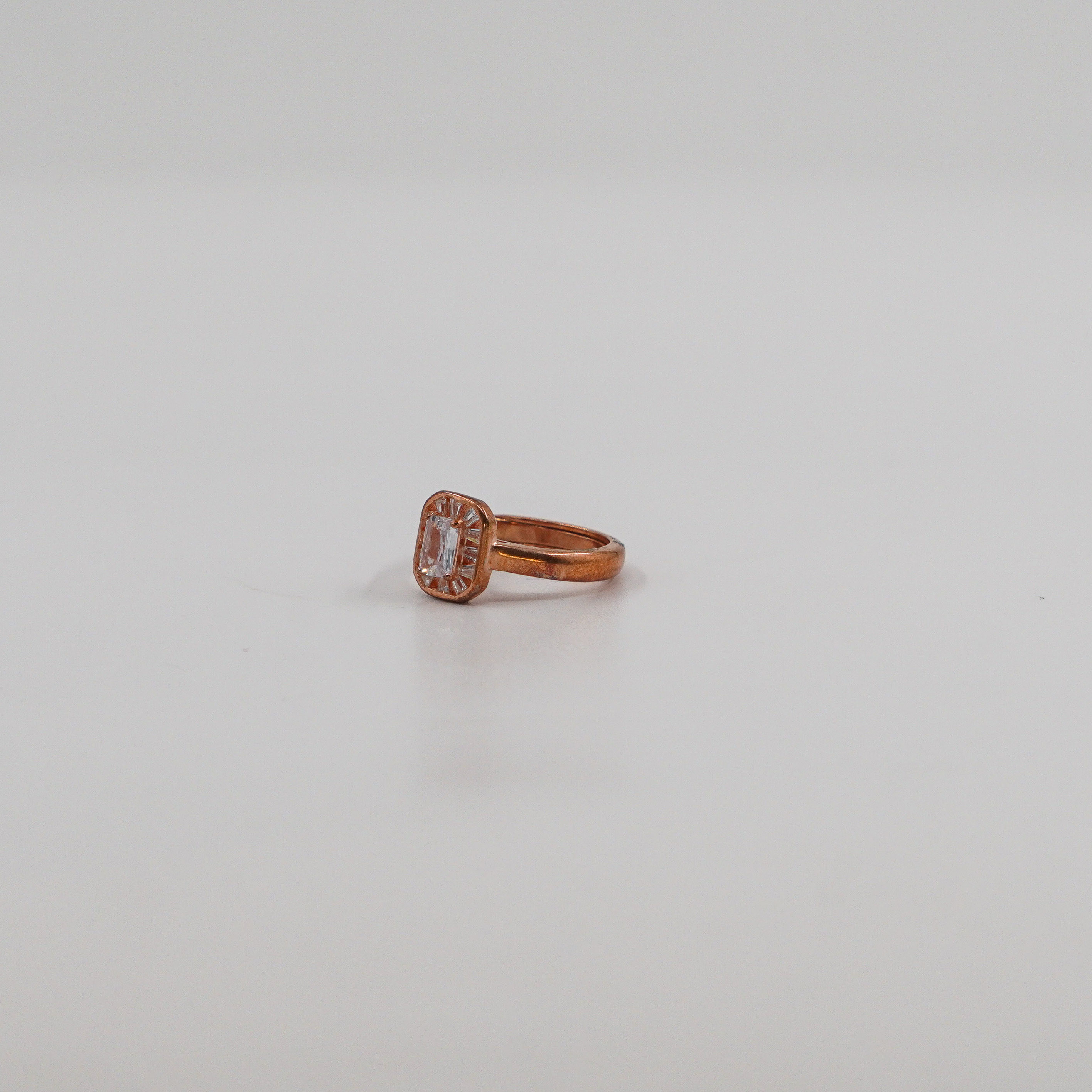 Rectangular Baguette Ring