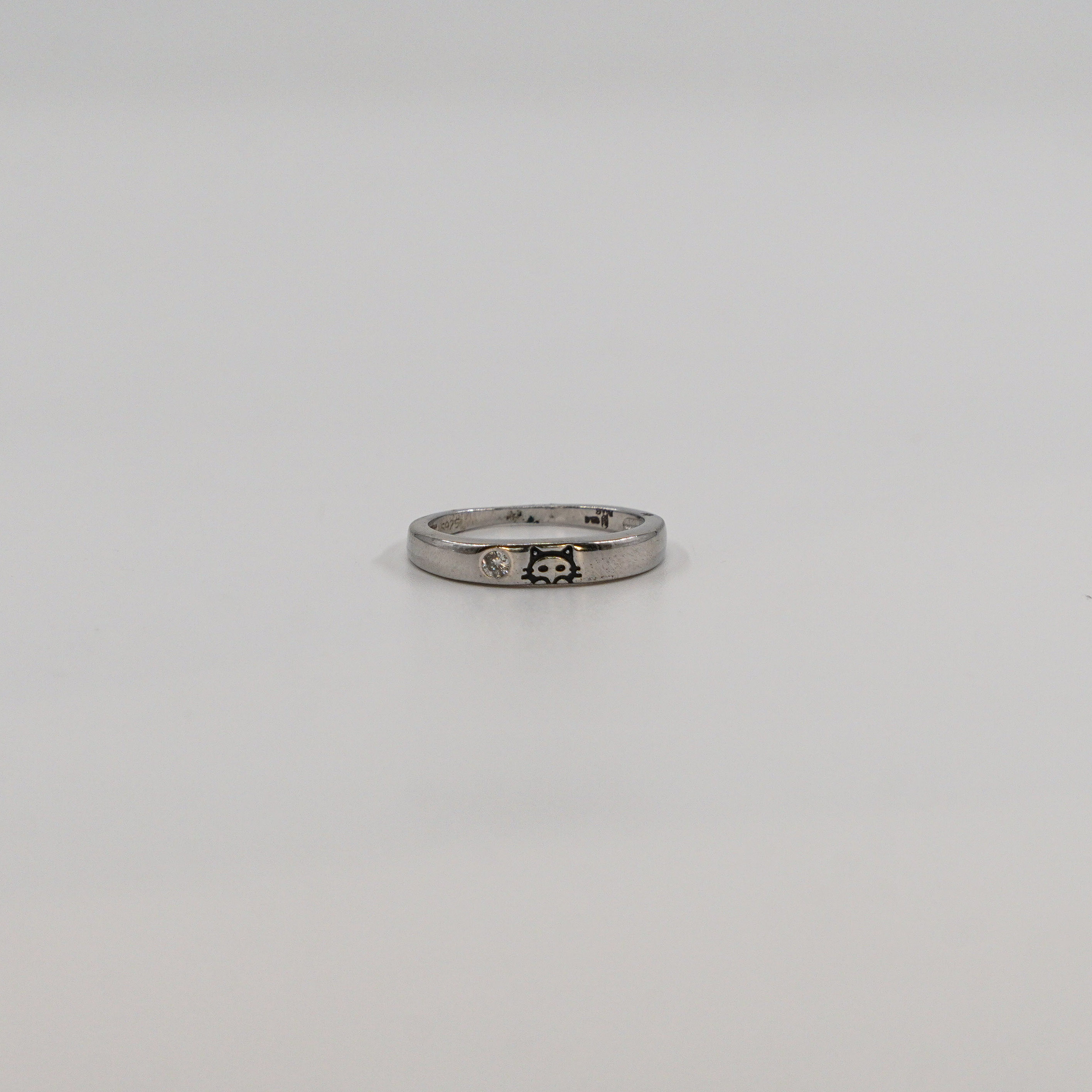 Cat CZ Ring