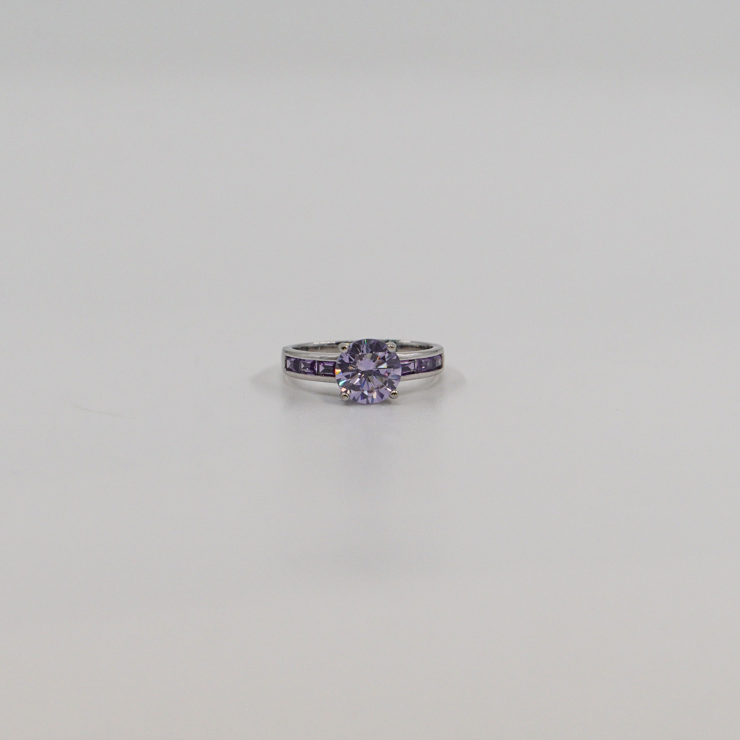Purple CZ Ring