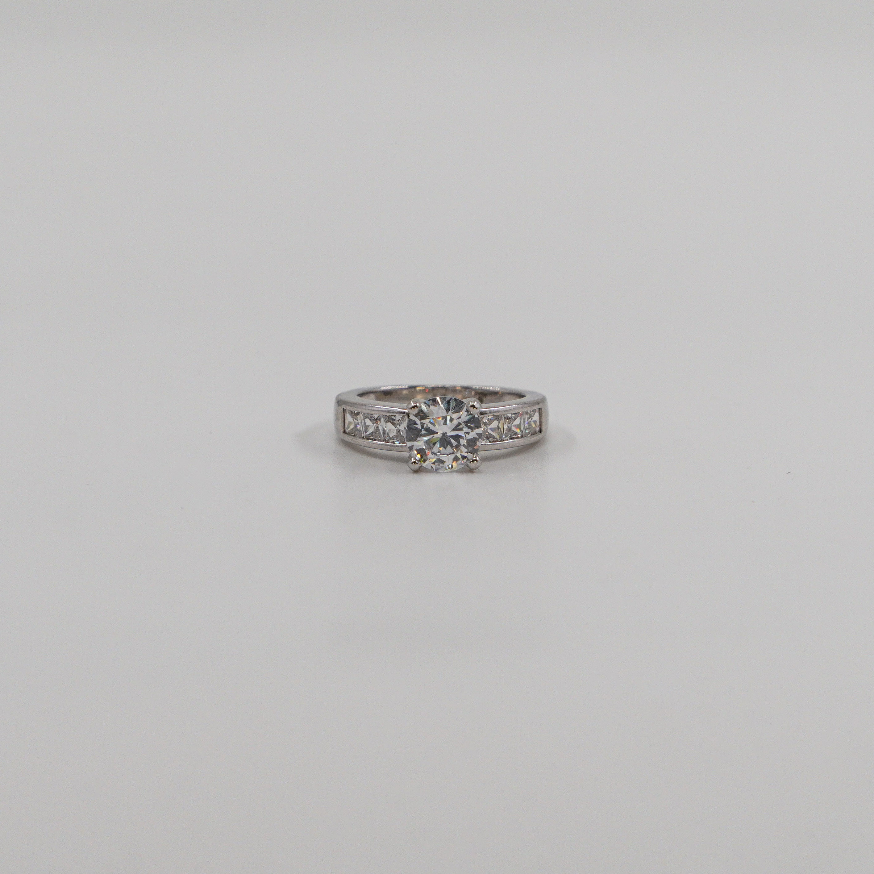 Silver Solitaire Ring Silver