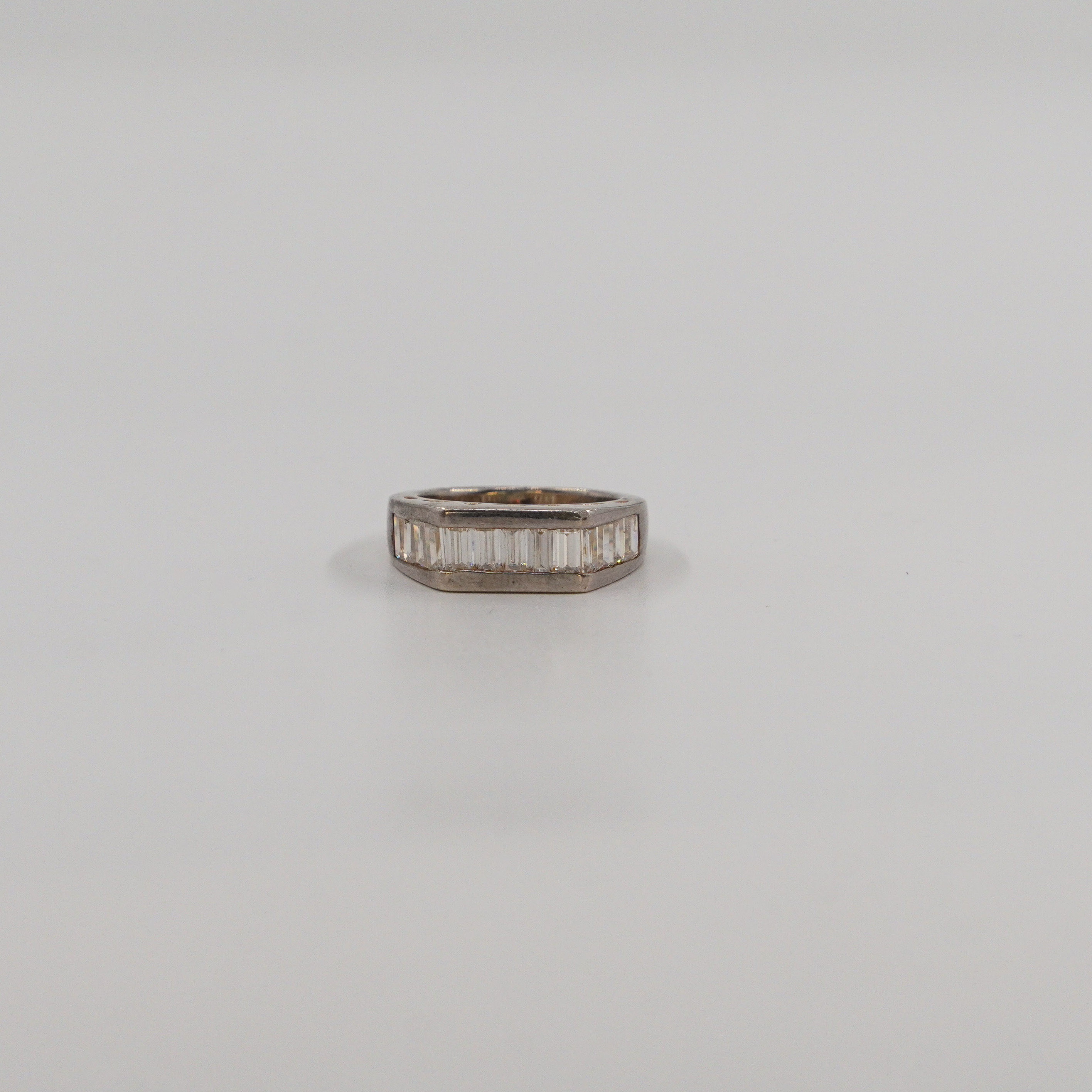 Bagette CZ Band Ring