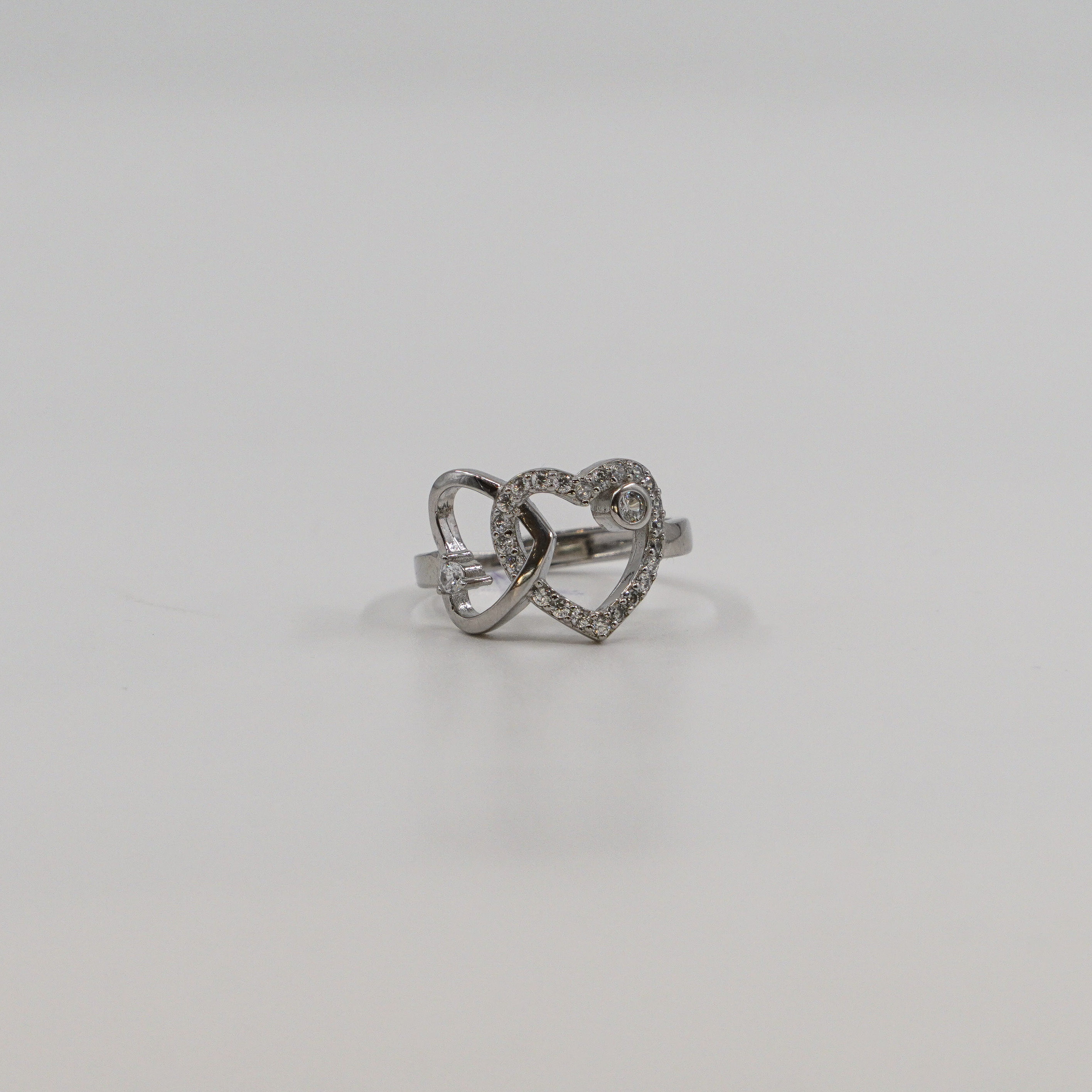 Interlocking Hearts Ring
