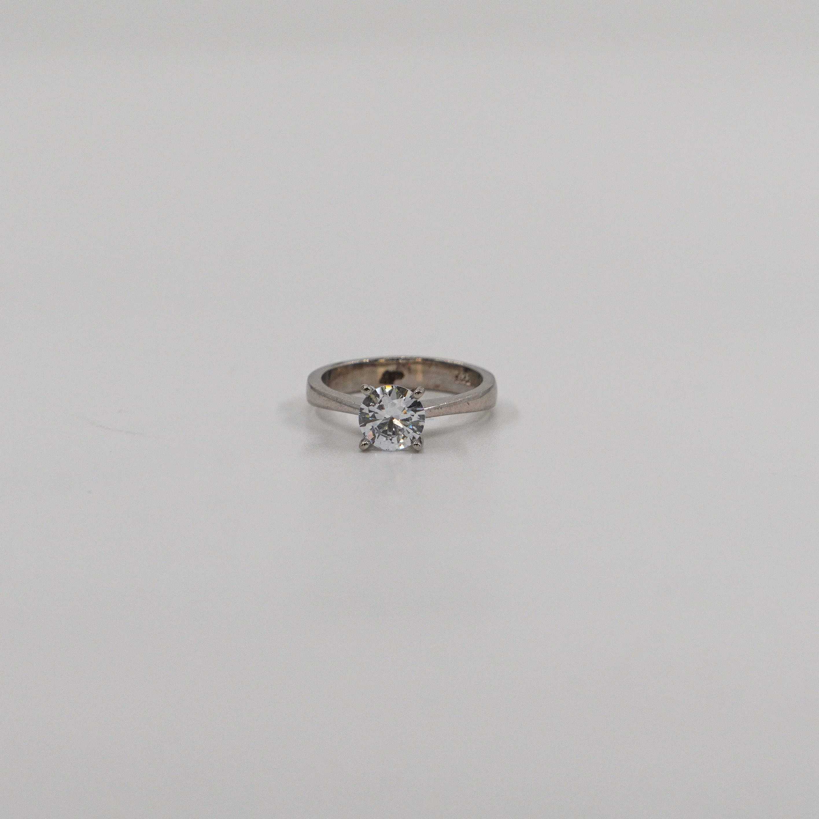 Solitaire CZ Ring