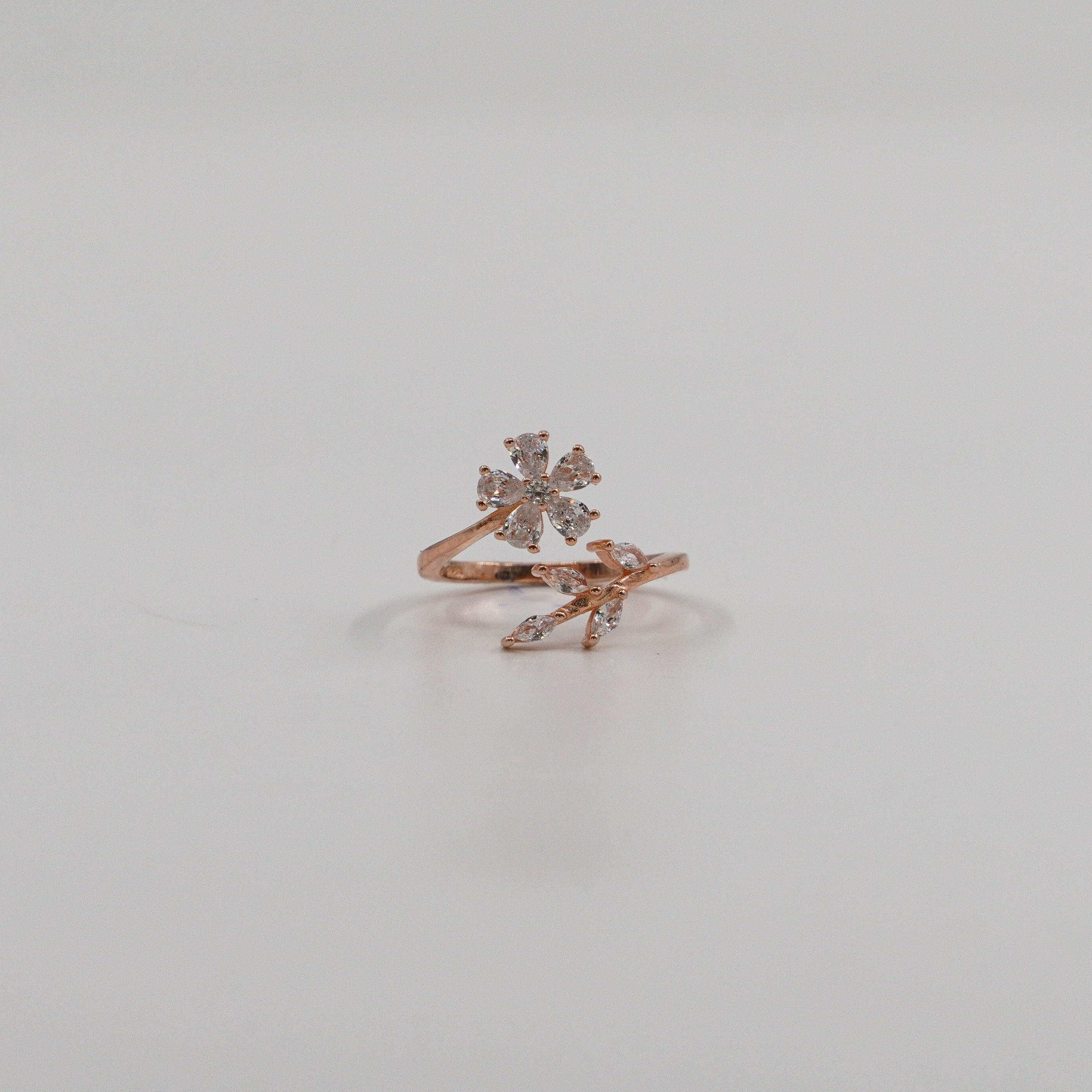 Raag Silver Jewellery Basheerbagh - Floral Leaf Ring