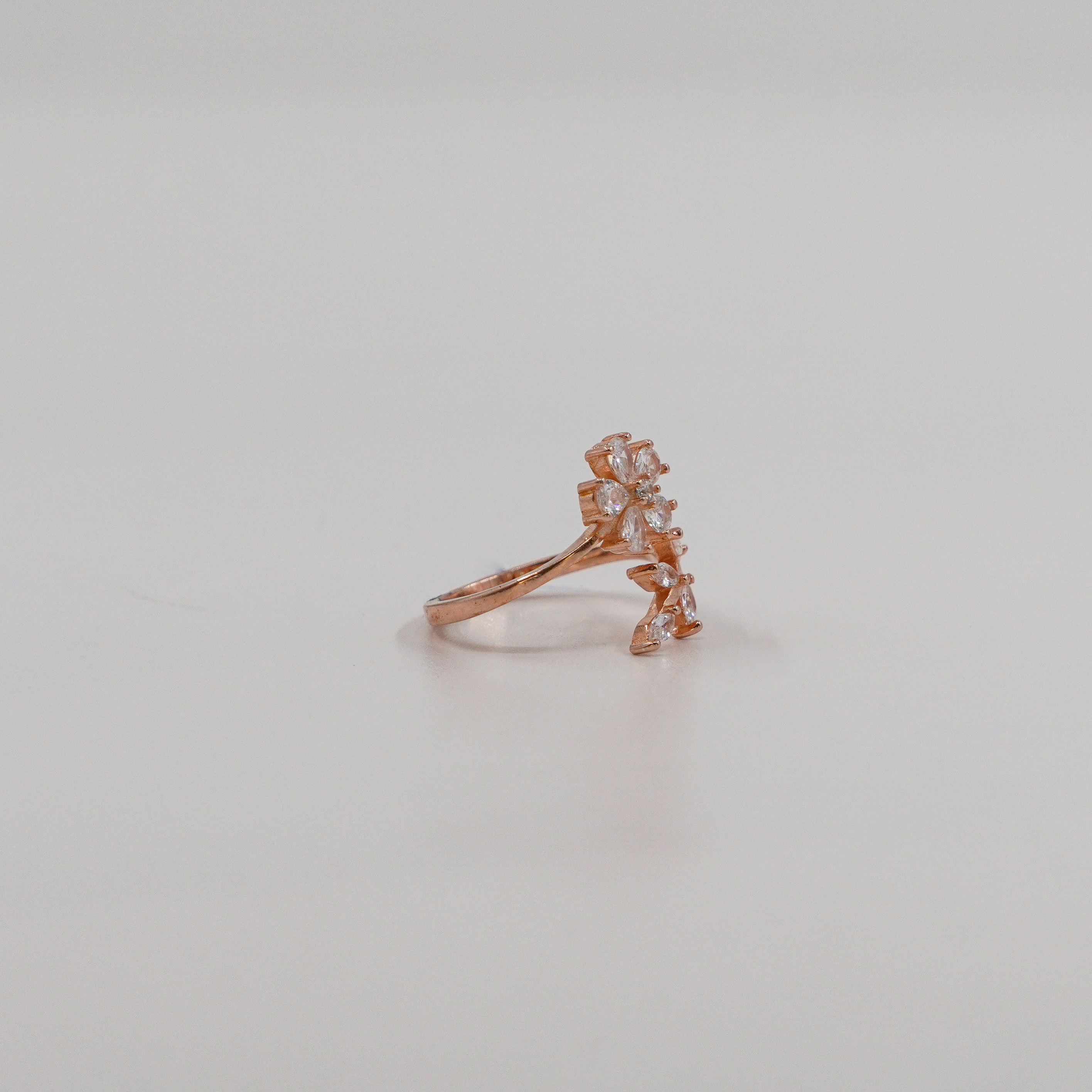 Raag Silver Jewellery Basheerbagh - Floral Leaf Ring