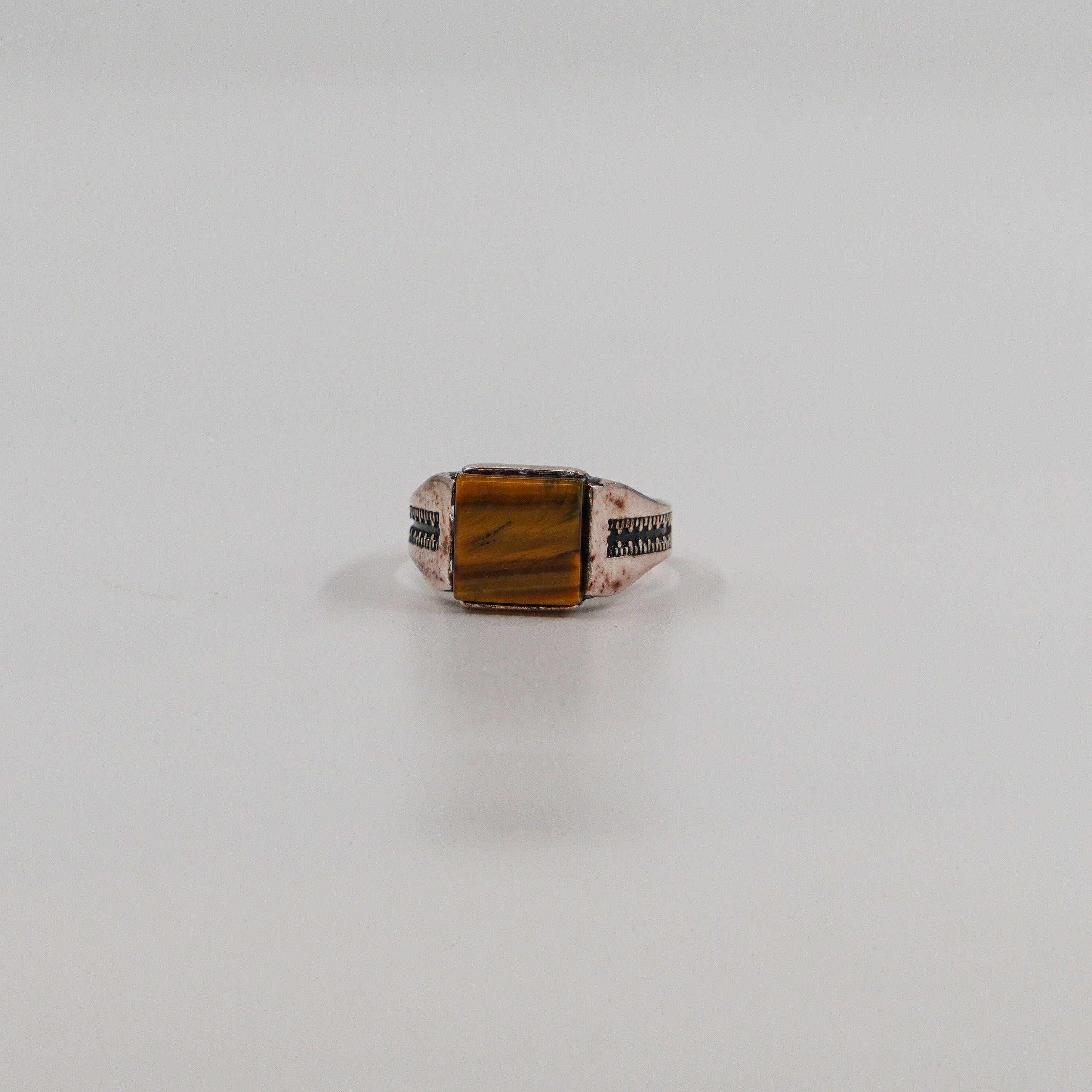 Raag Silver Jewellery Basheerbagh - Tiger Eye Ring