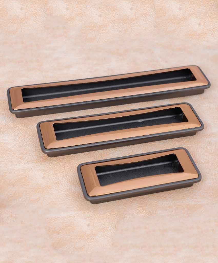 Rose Black Cabinate Handle (96mm)