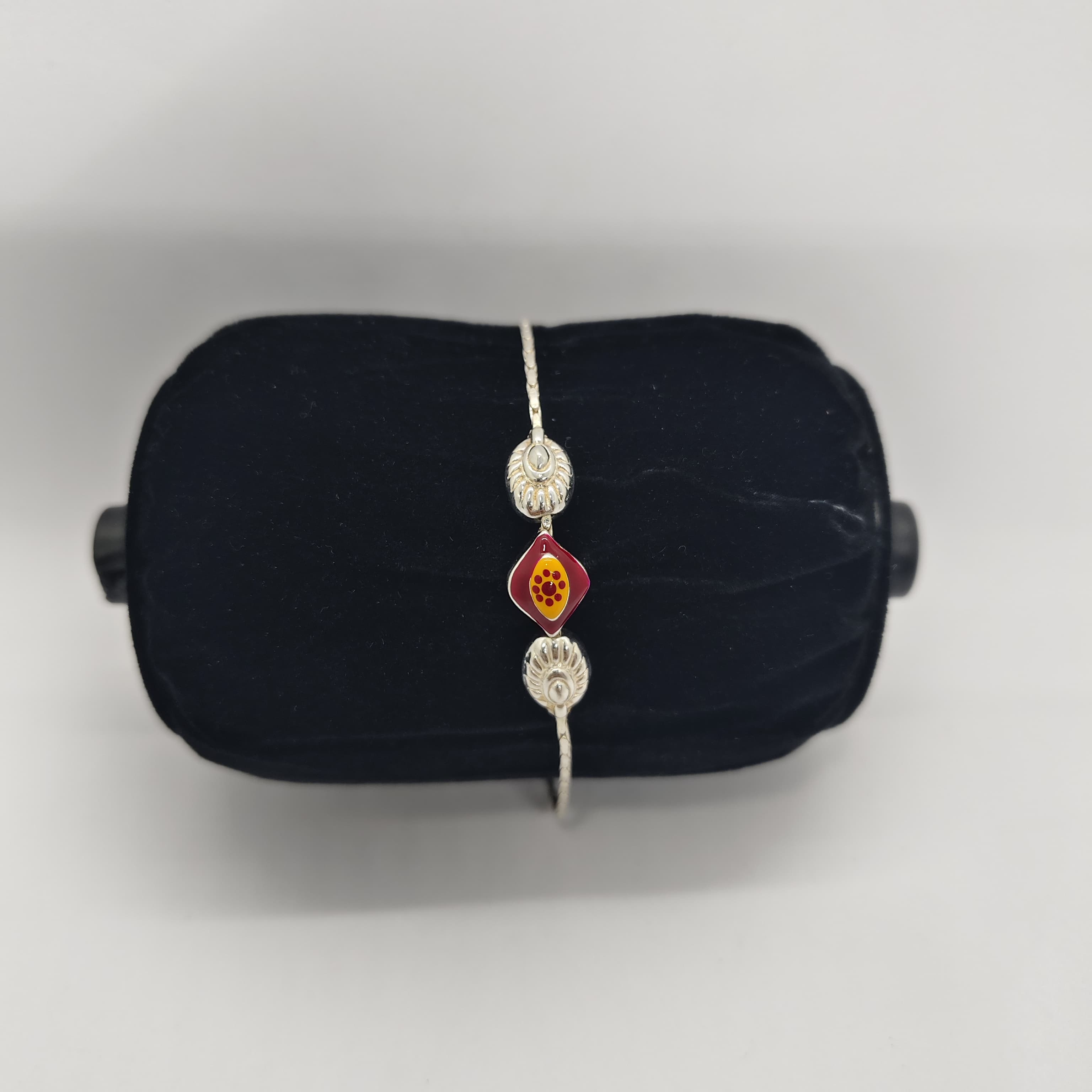 Simple and Elegant Silver Rakhi - Silver Rakhi