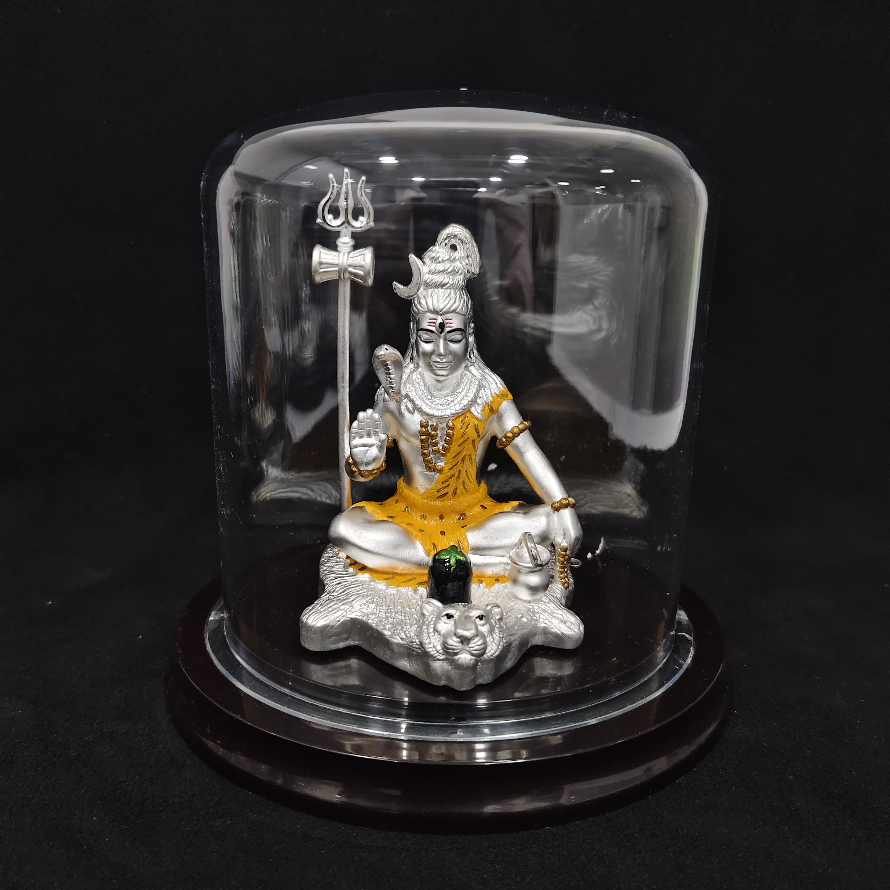 92.5 Silver Lord Shiva Idol
