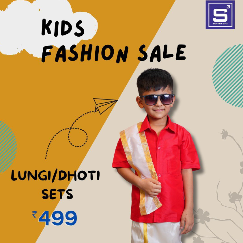 Red Kurta Set For Boys