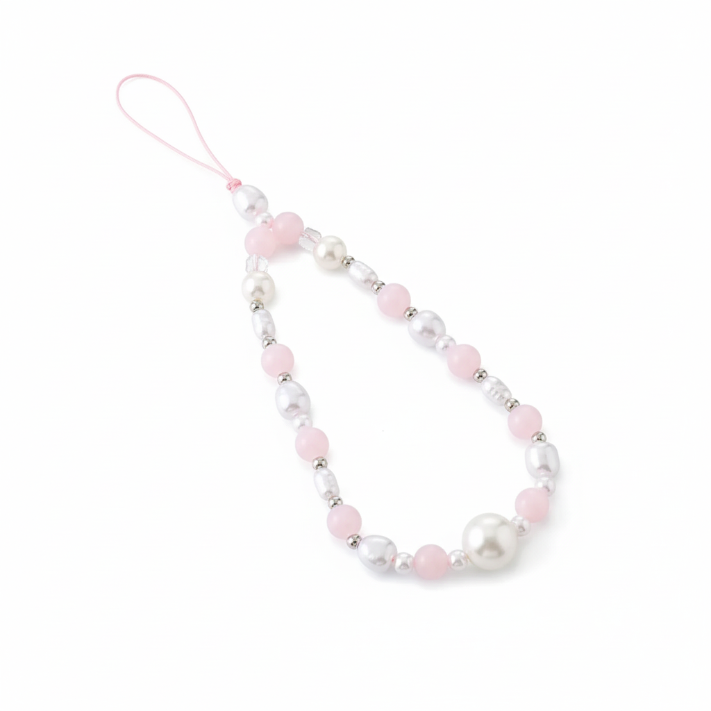 Saachu Bling - Elegant Pearl Beaded Phone Strap