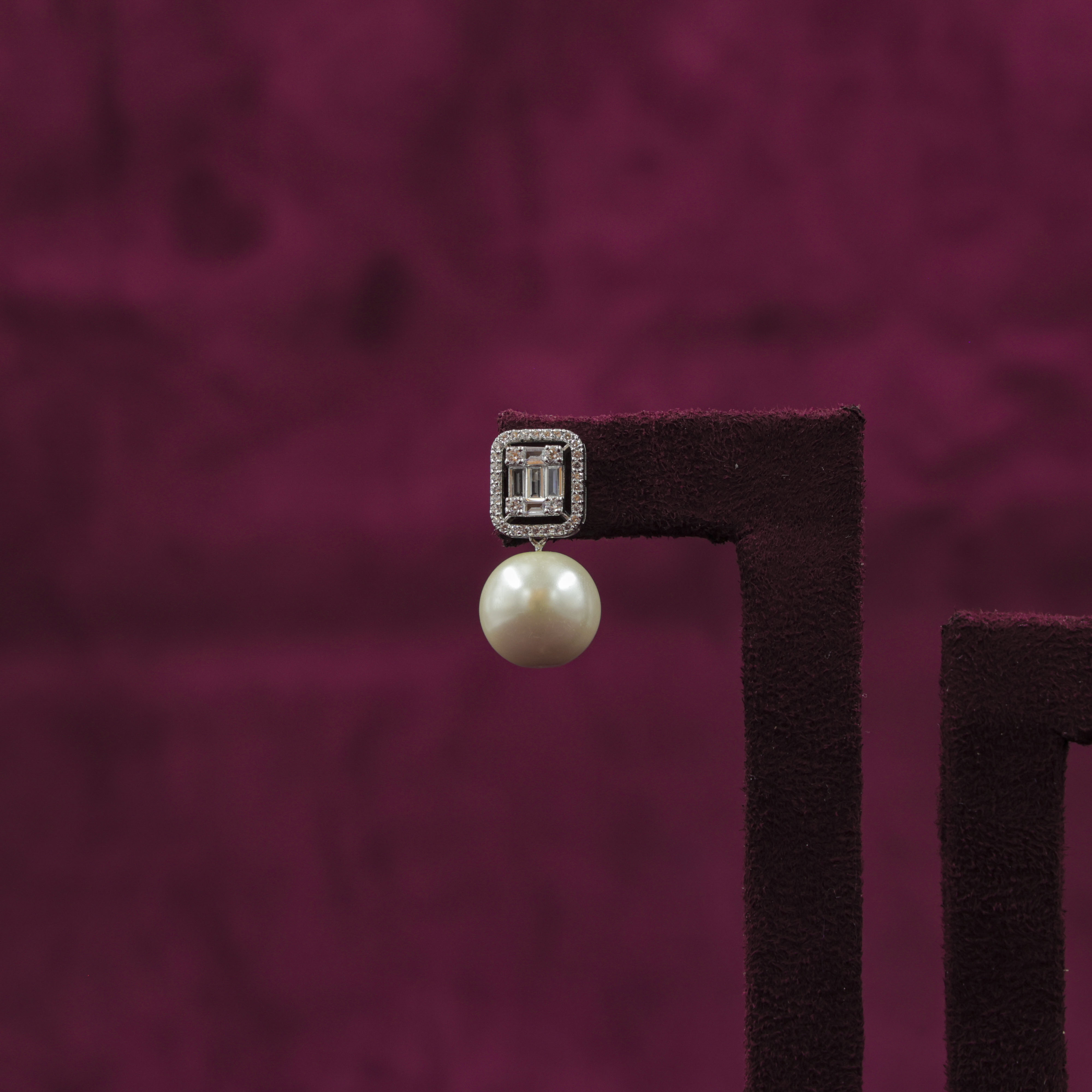 Saubhagya Jewellers - Pearl Drop Chandbali