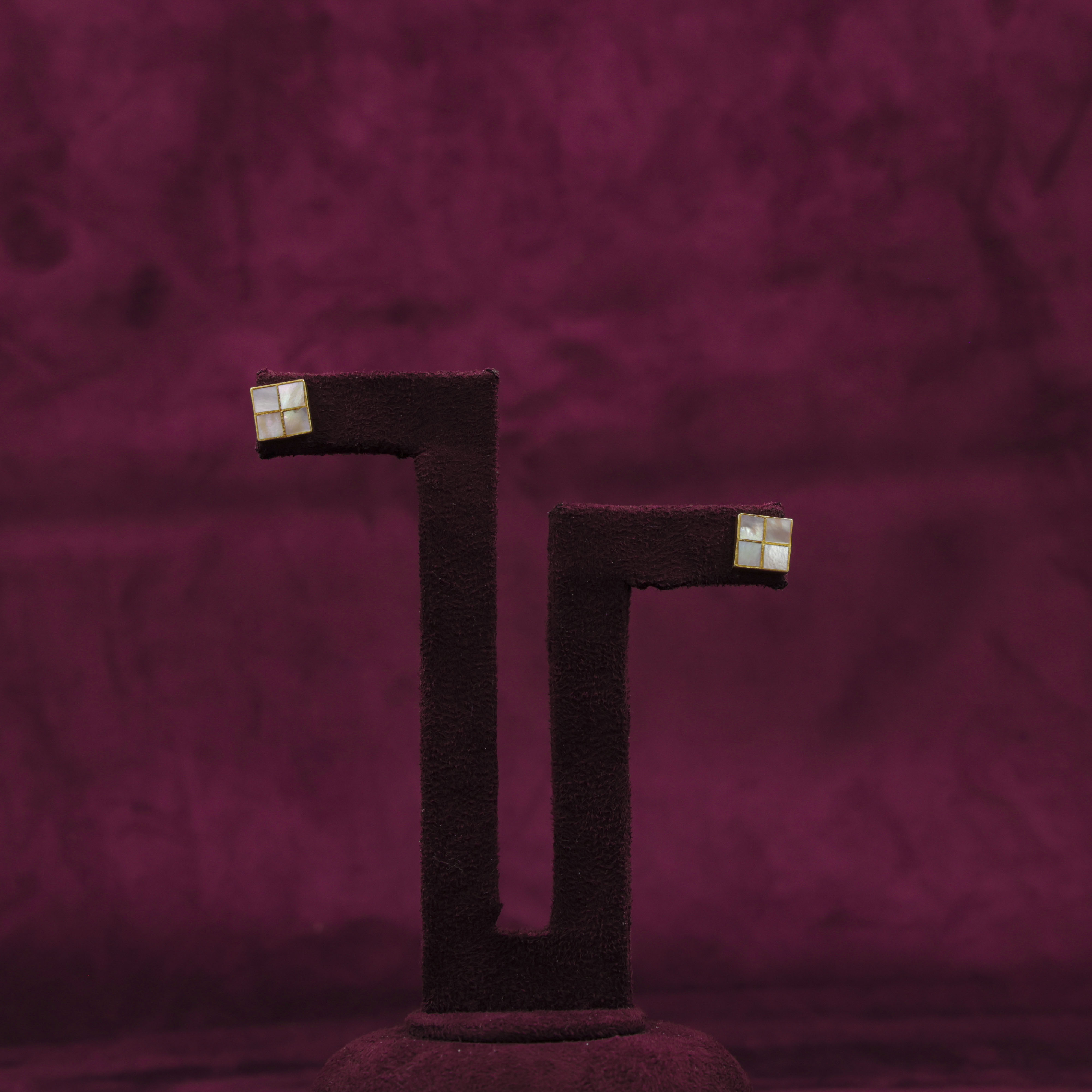 Saubhagya Jewellers - Mother of Pearl Studs