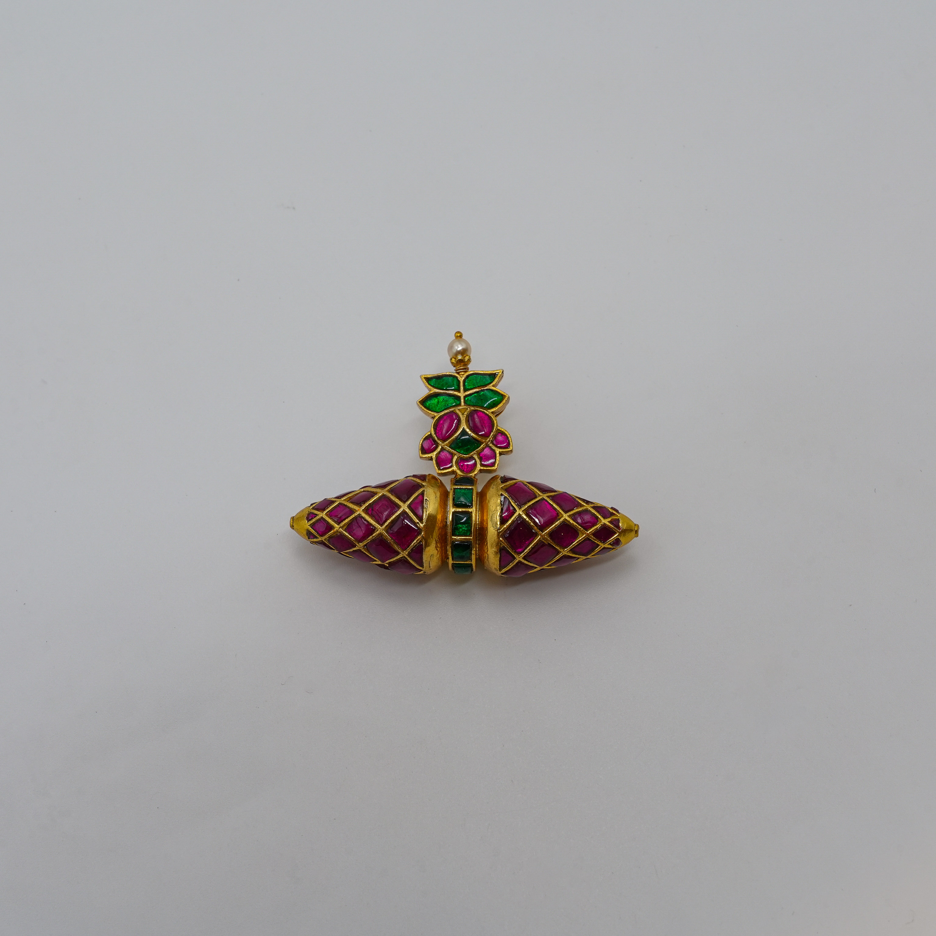 Ruby Emerald Pendant
