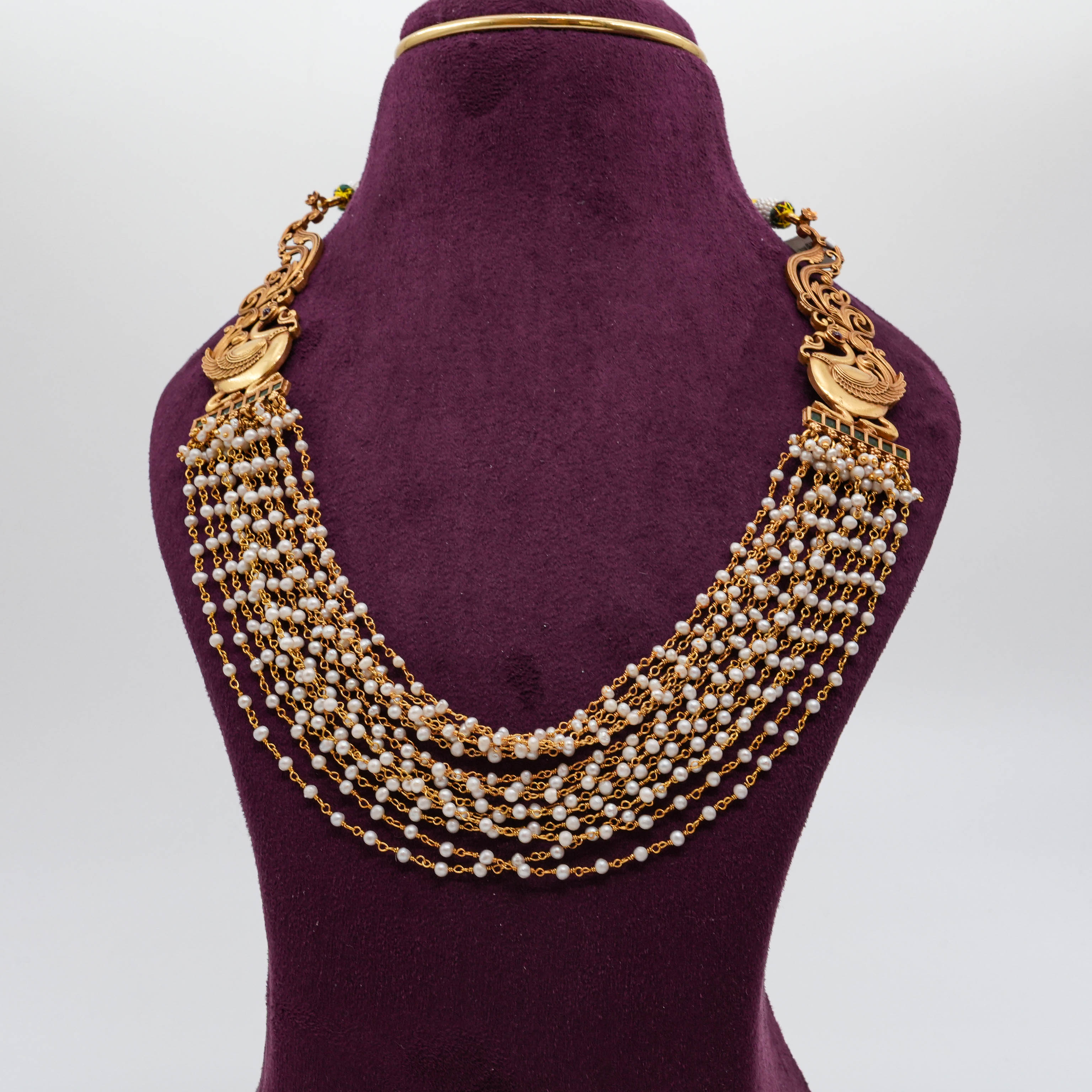 Multi Strand Pearl Necklace