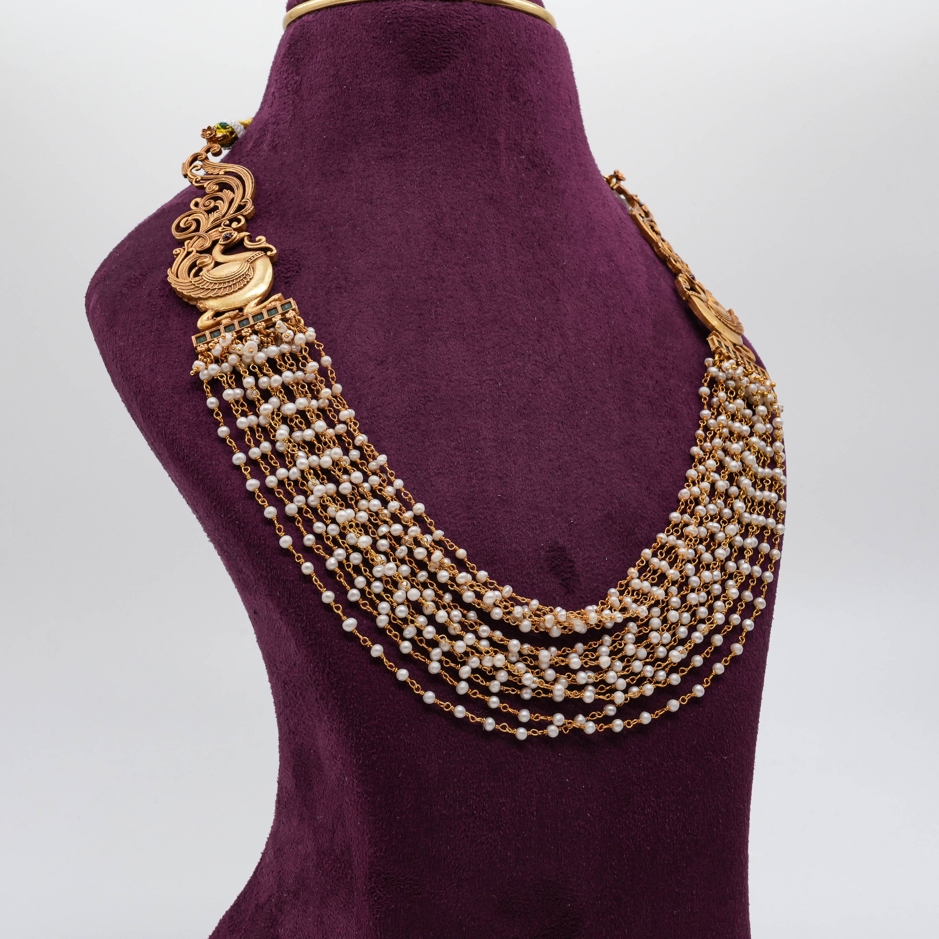 Multi Strand Pearl Necklace
