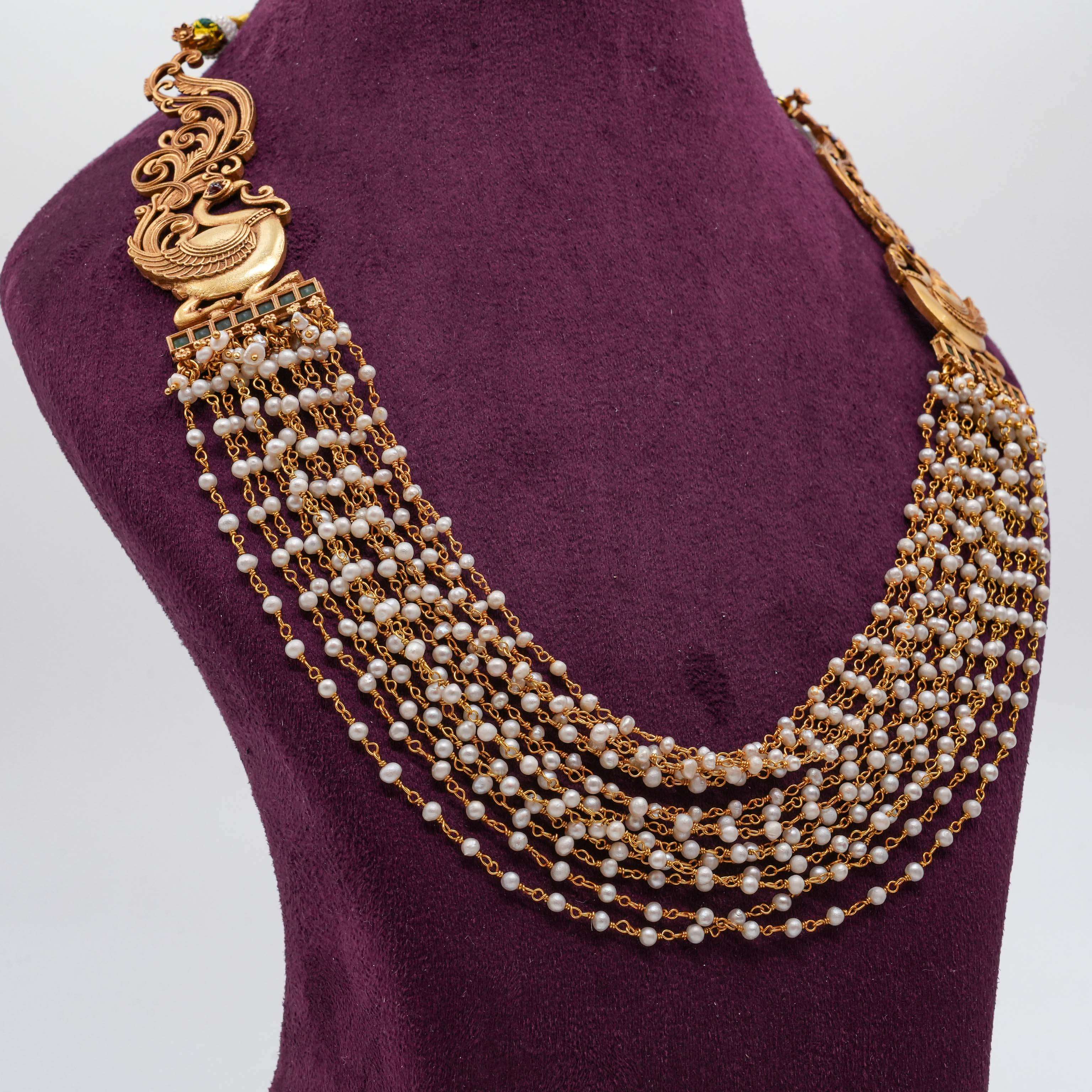 Multi Strand Pearl Necklace