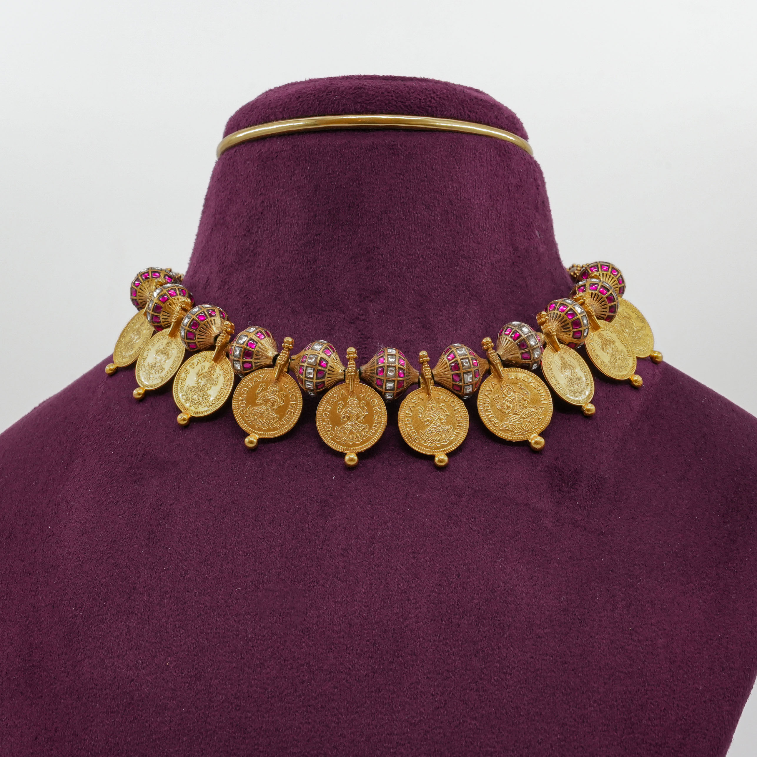 Lakshmi Coin Necklace Set