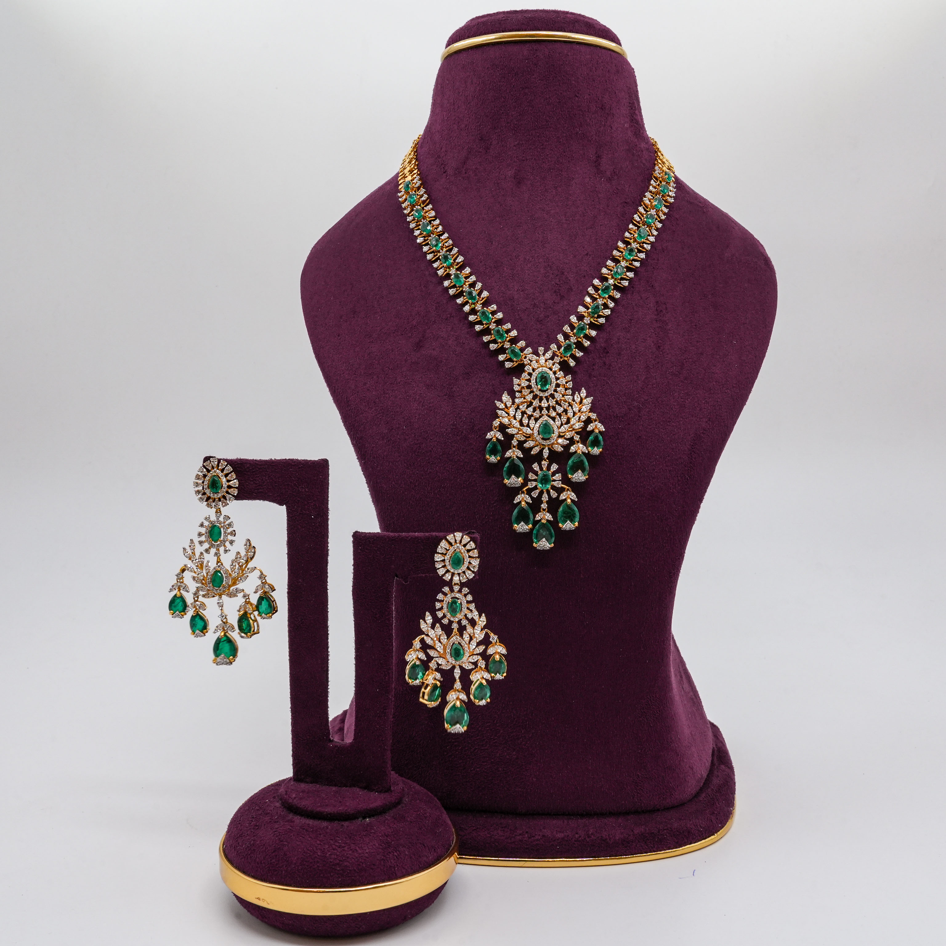 Leaf Necklace Set