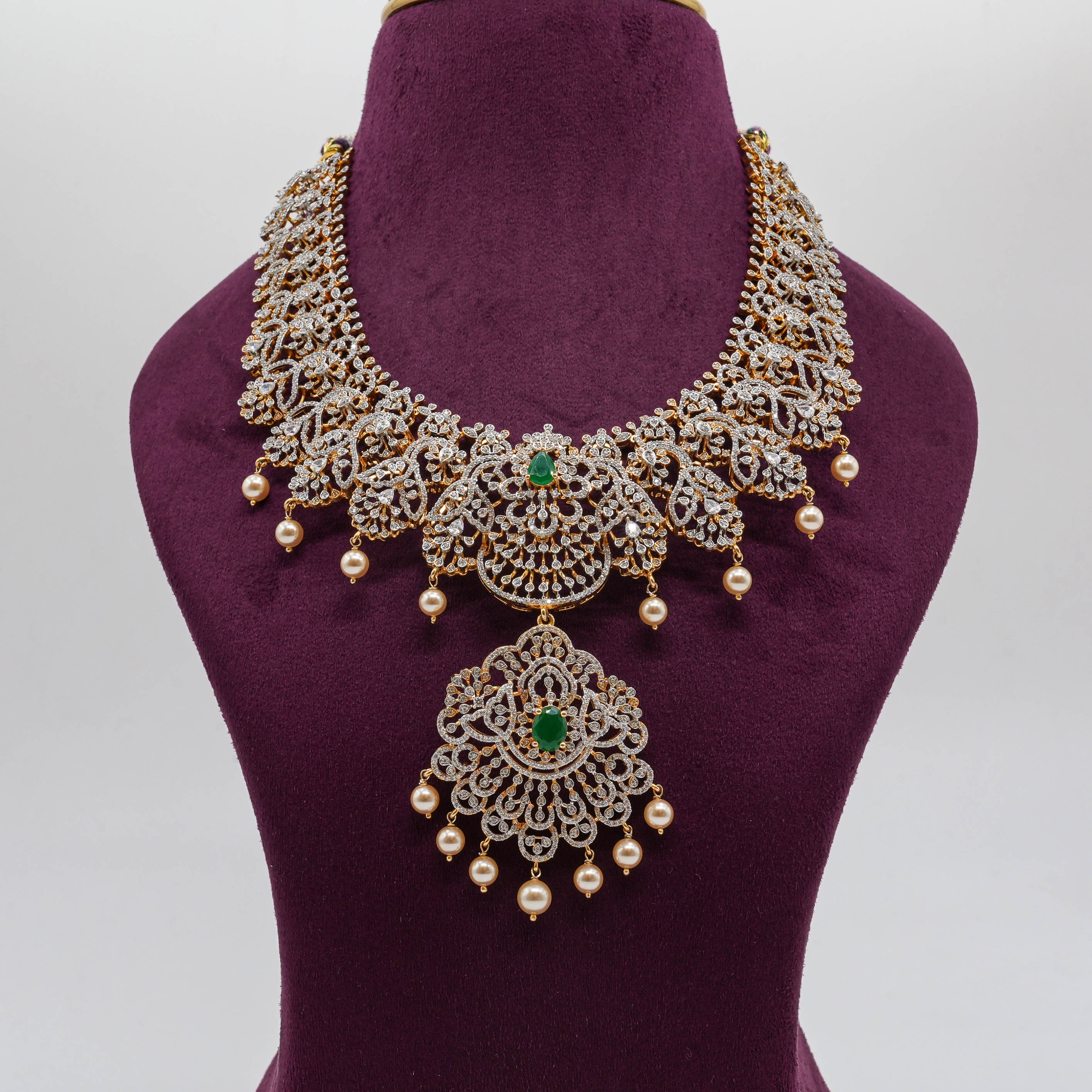Peacock Necklace Set