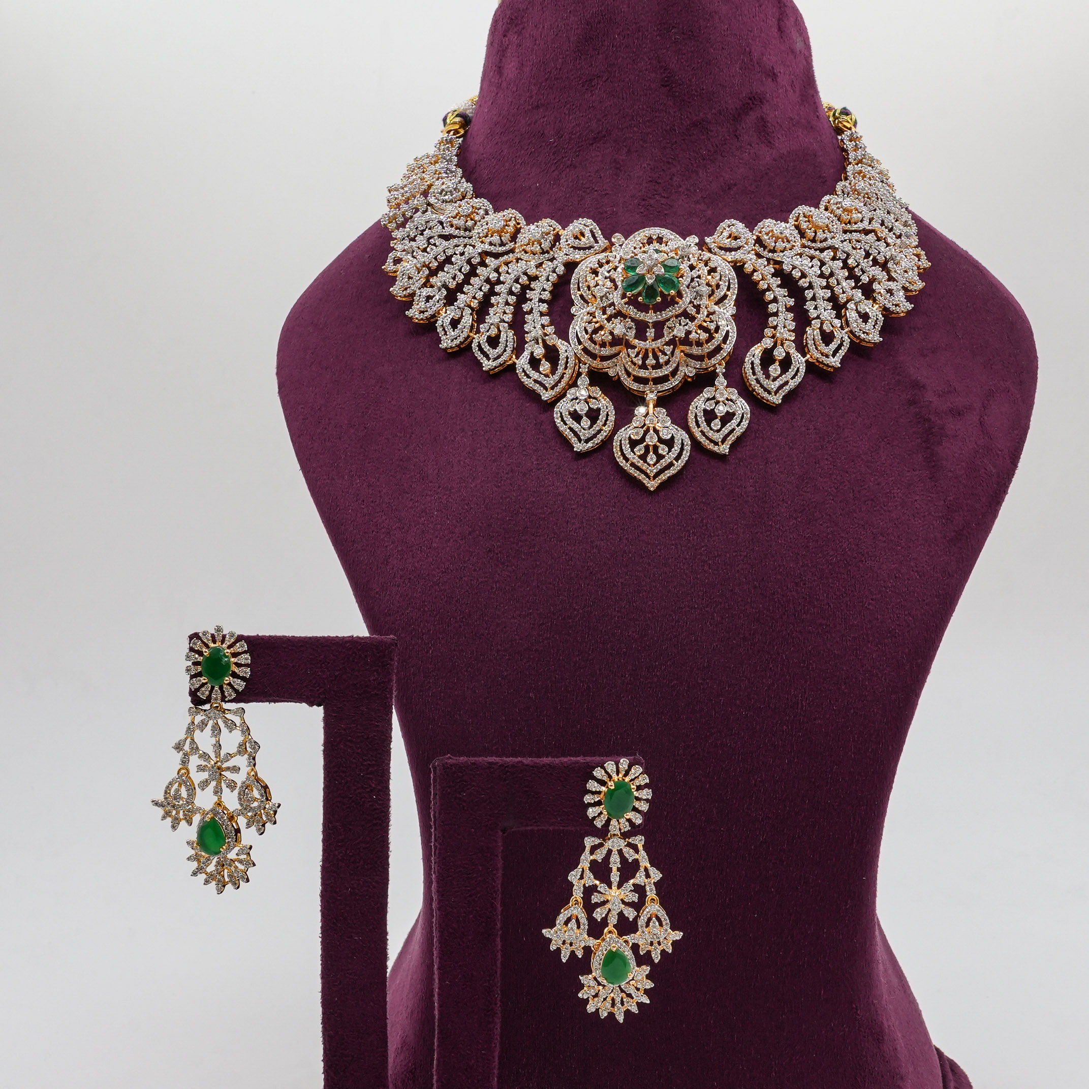 Flower Necklace Set