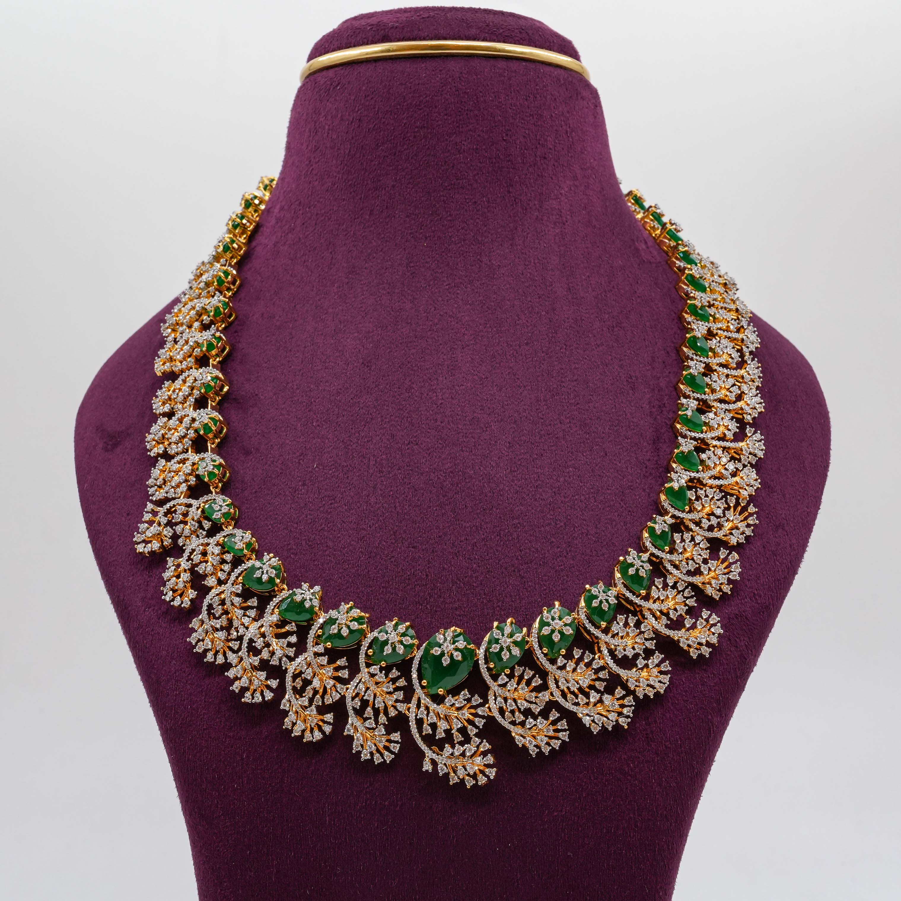 Leaf Necklace Set